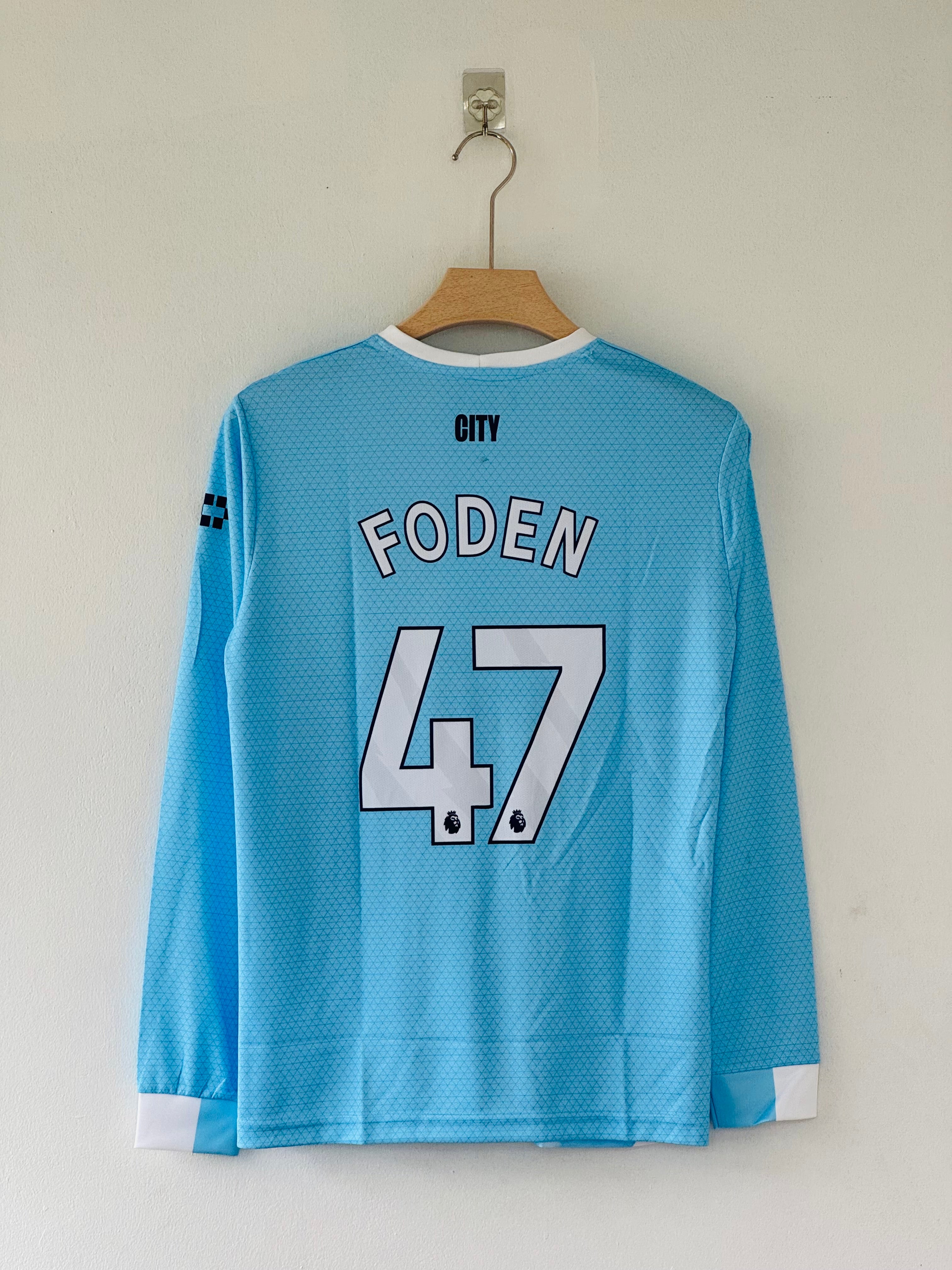 Dominance in Sky Blue – 2025/26 Man City Home Kit, FODEN Full Sleeve Edition