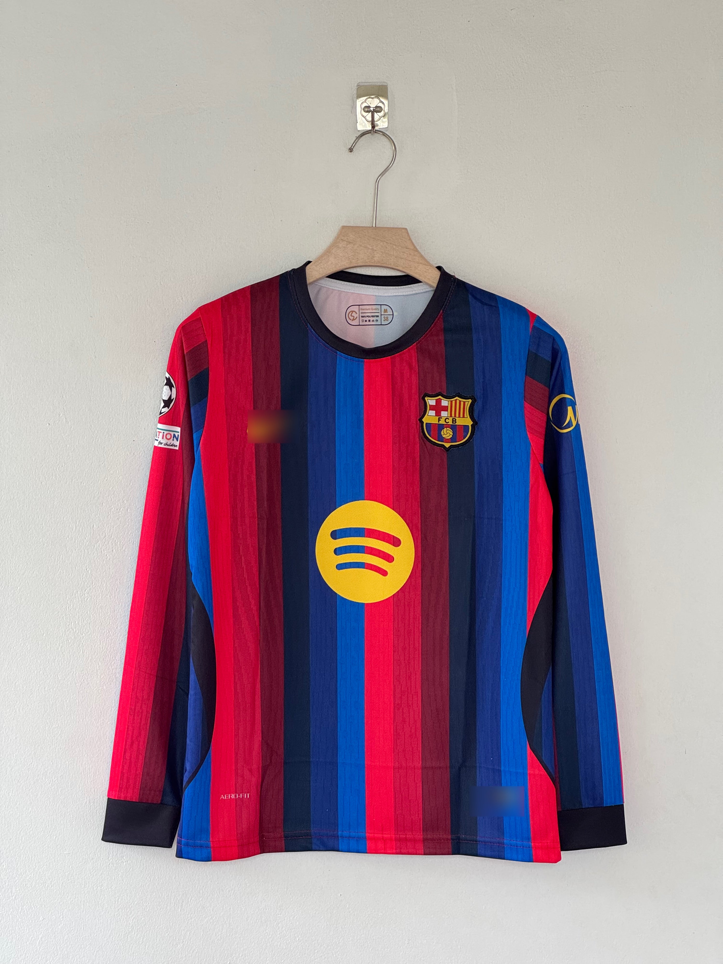 Blaugrana Elite — FC Barcelona 2026–27 Home Jersey (Full Sleeve Edition)
