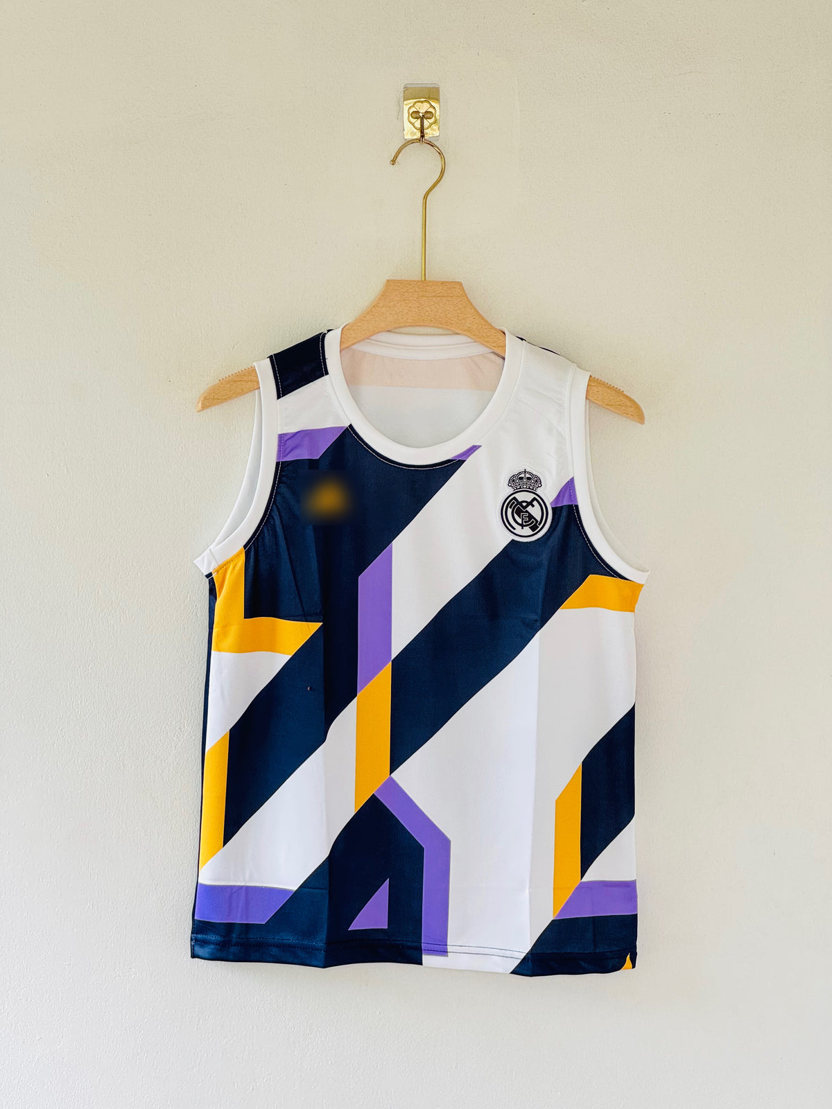 Real Madrid 2023/24 Pre-Match Sleeveless Training Jersey