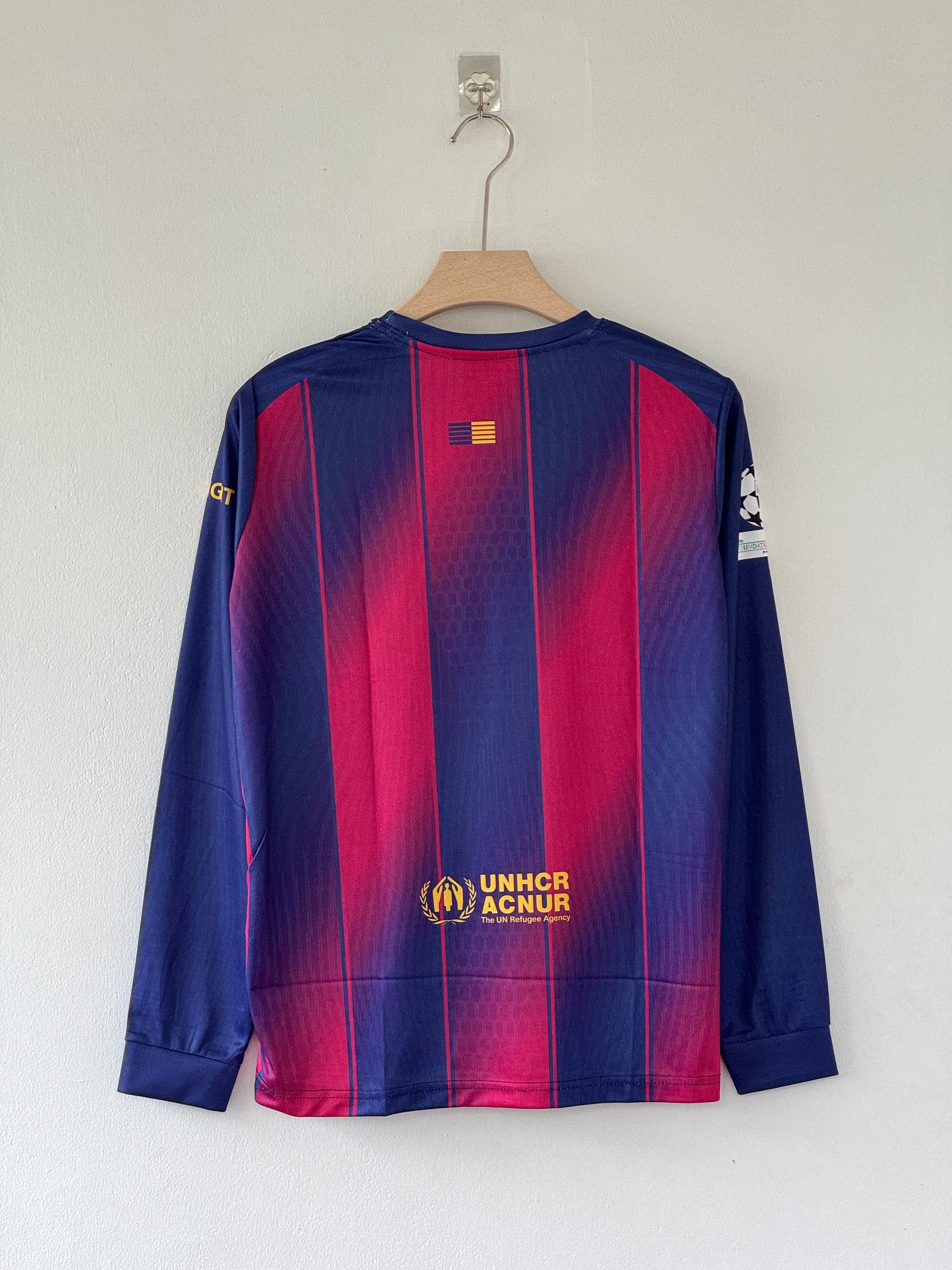 The Heart of the Camp Nou – Barcelona 2025/26 Home Kit Full sleeve edition