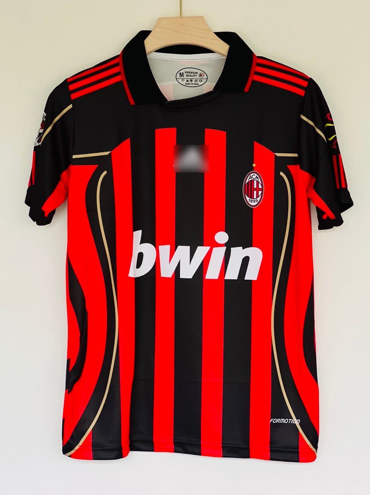 Embrace the Legacy with the 2009-10 AC Milan Kaka Edition Jersey embroidery