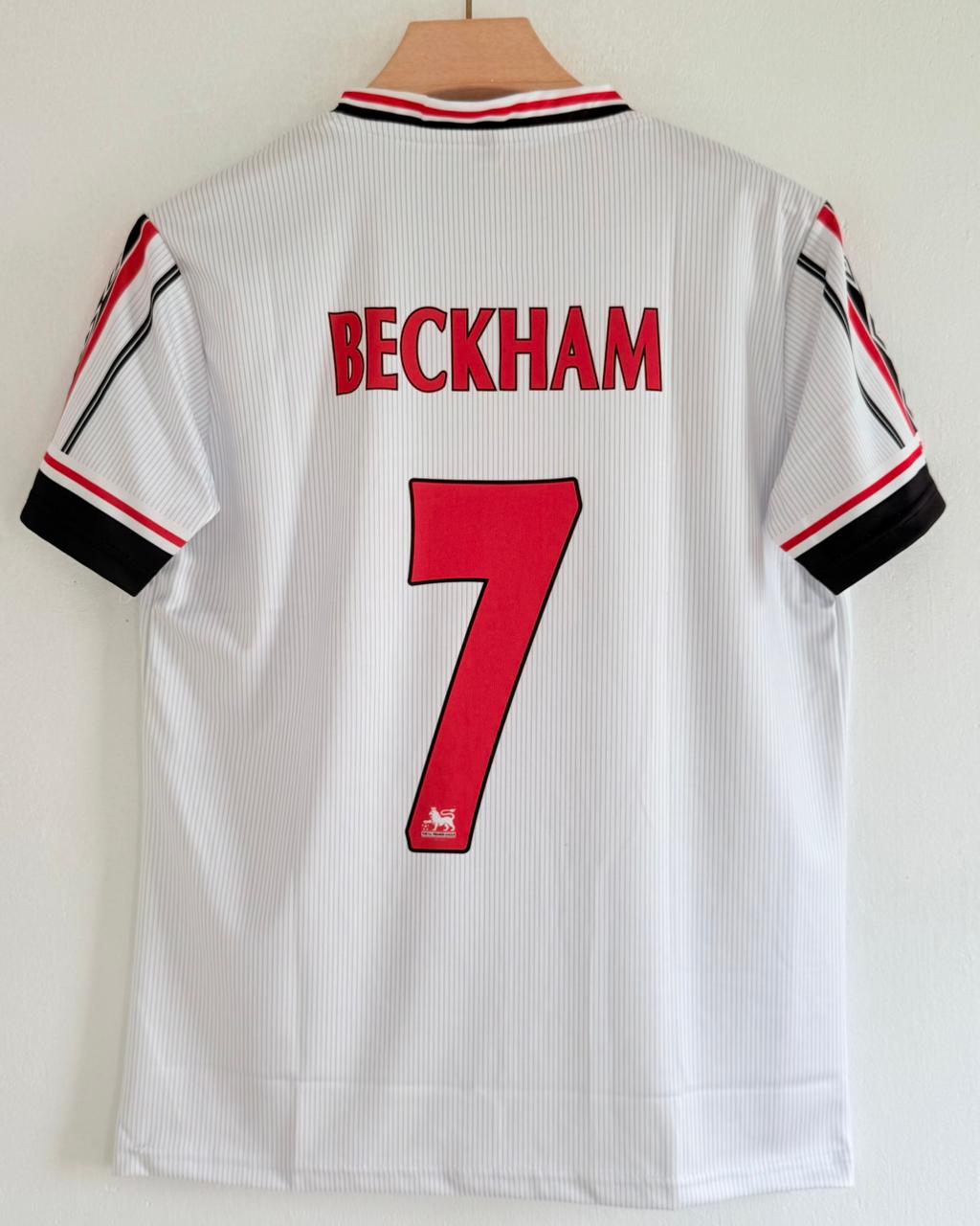 Manchester United 1998–99 Away Jersey (Beckham #7 Edition) round neck