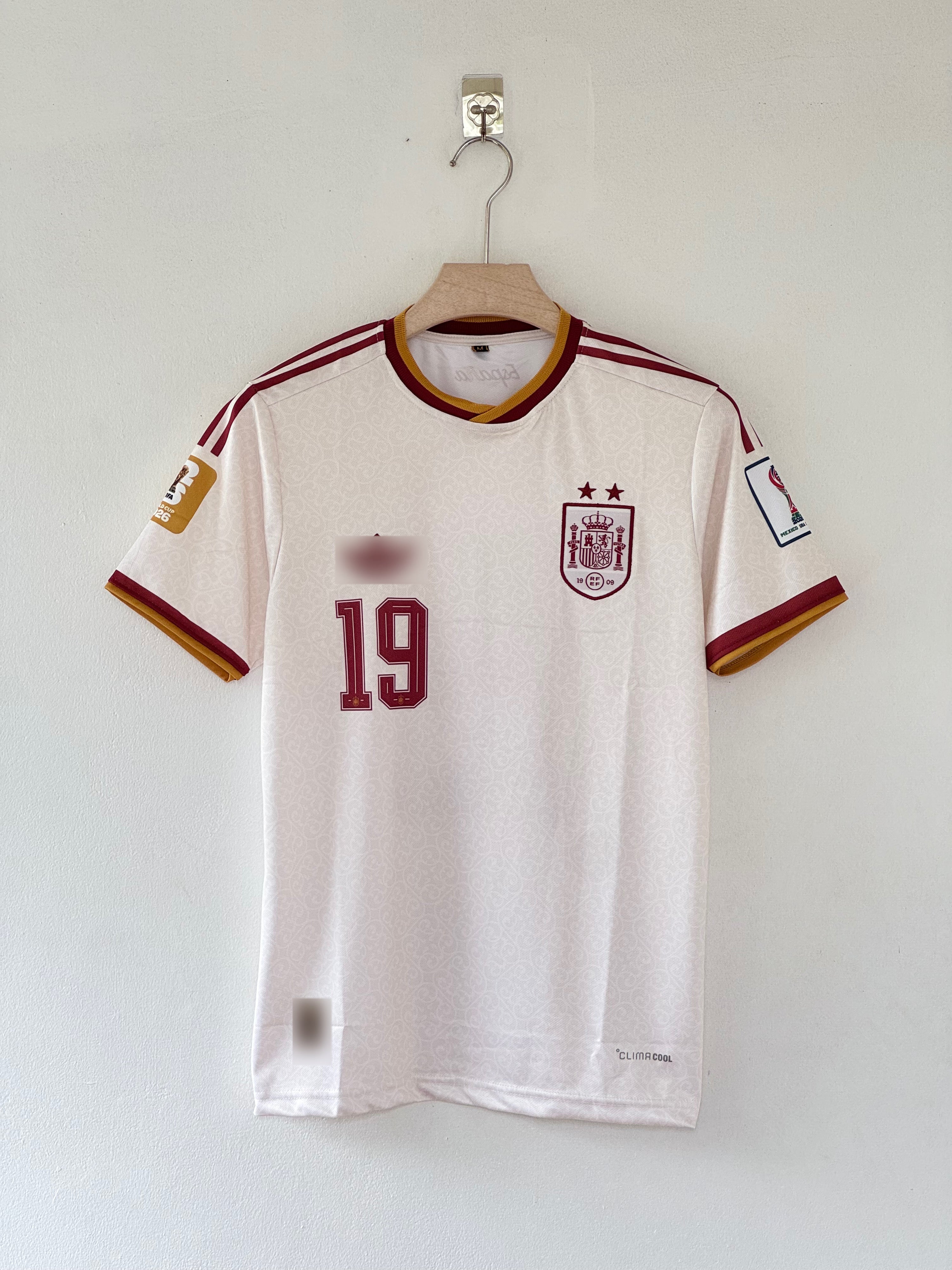 Spain Two-Star Away Jersey(signature)