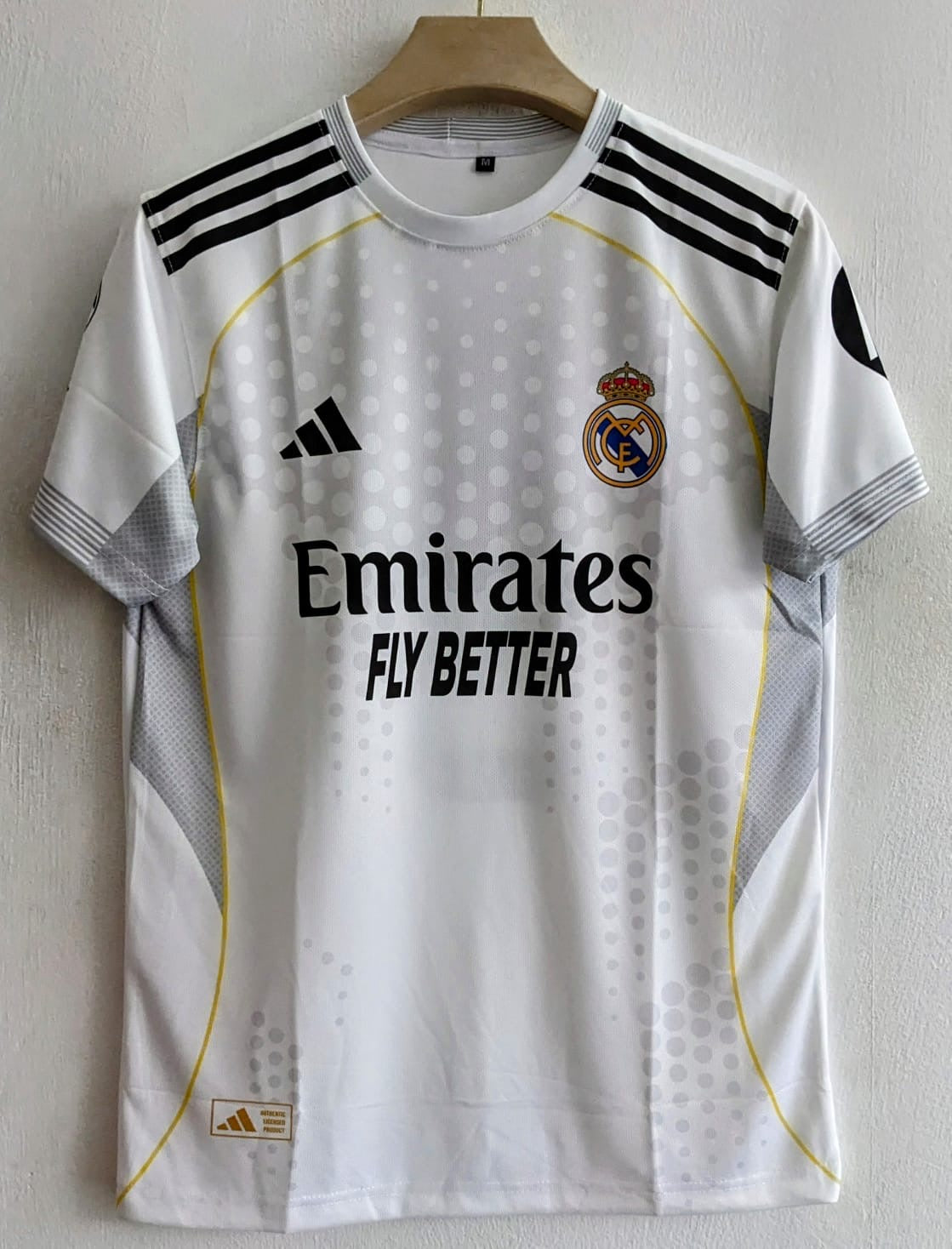 2025 Real Madrid Home Jersey – Official Edition Mbappe embroidery