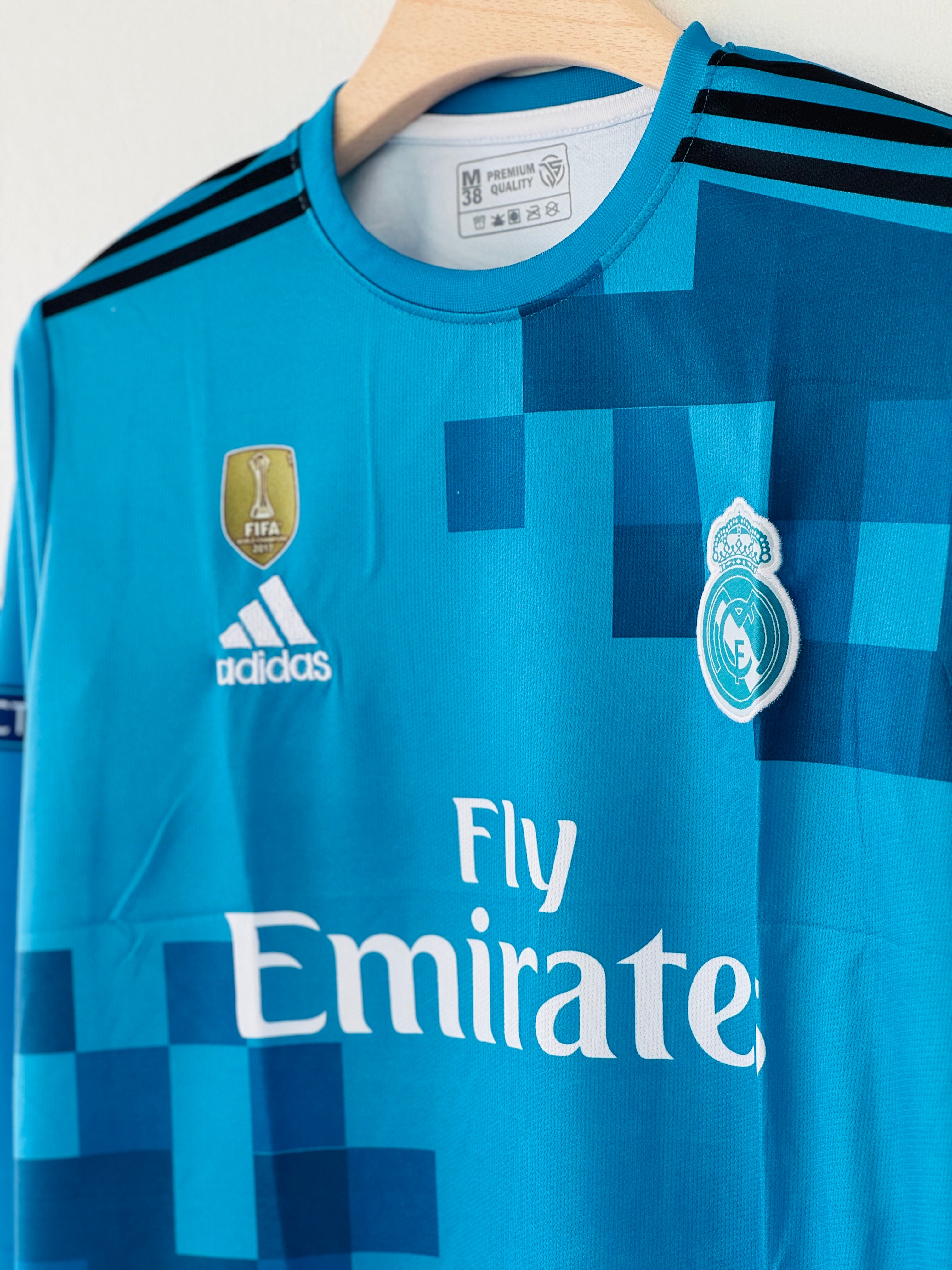 Real Madrid 2017-18 Third Kit - Ronaldo Version Full sleeve embroidery edition