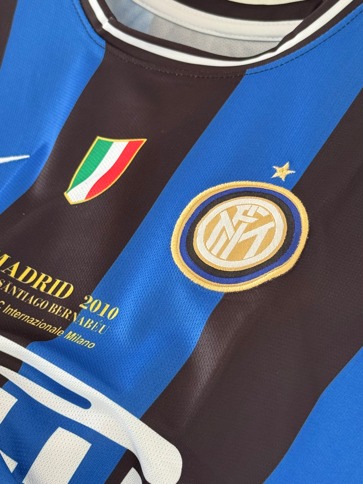 1999-2000 Inter Milan Home Jersey – Ronaldo  Embroidery Edition five sleeve