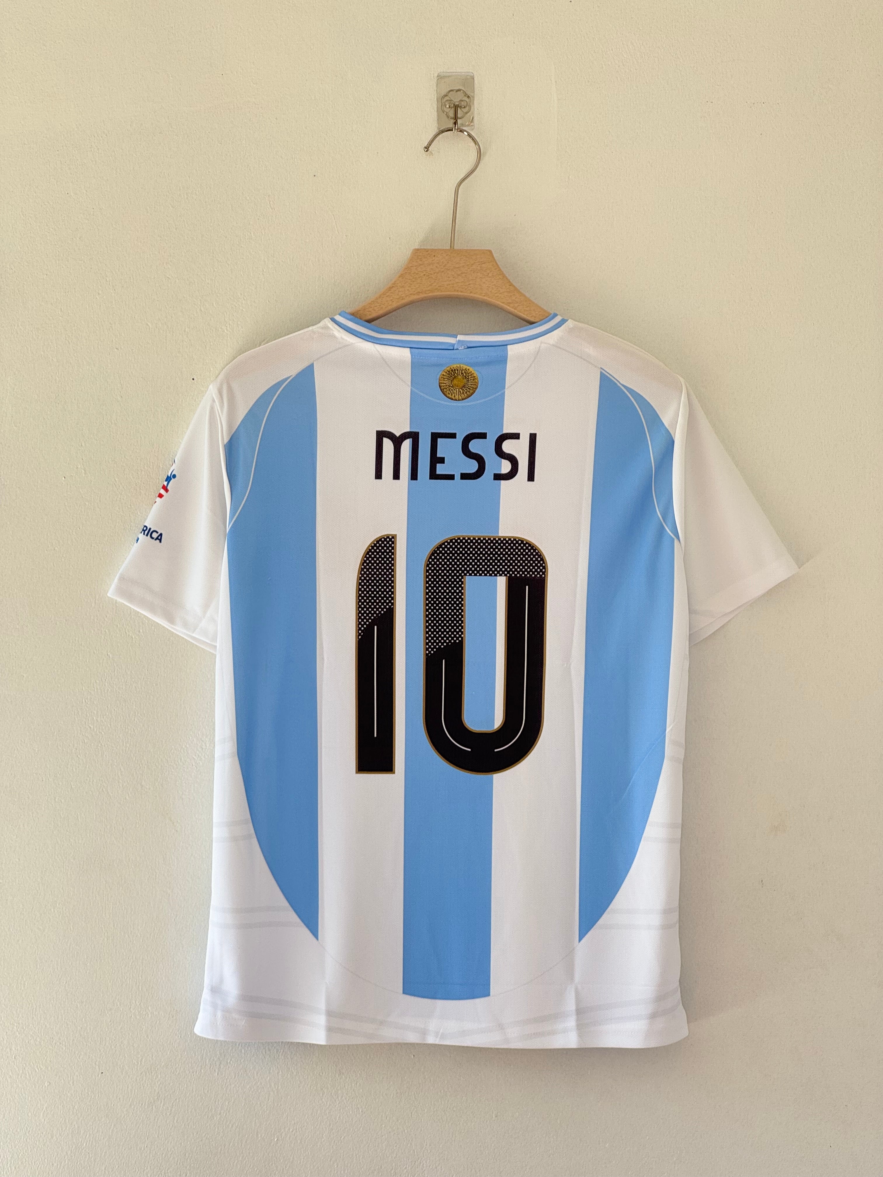 Champions in Blue and White – Argentina 2024 Home Jersey