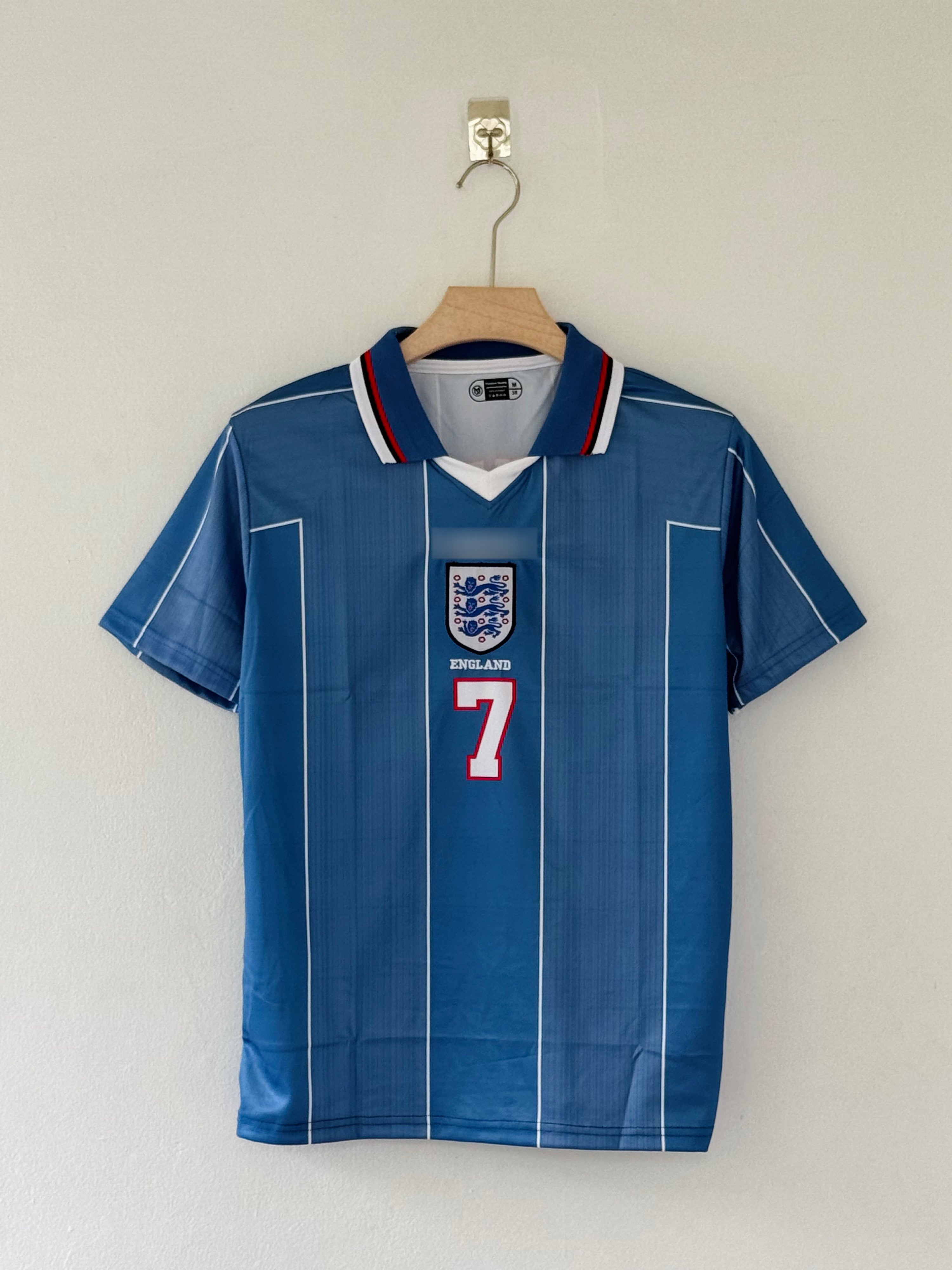 1996-97 England Third Jersey - Rare Navy Edition
