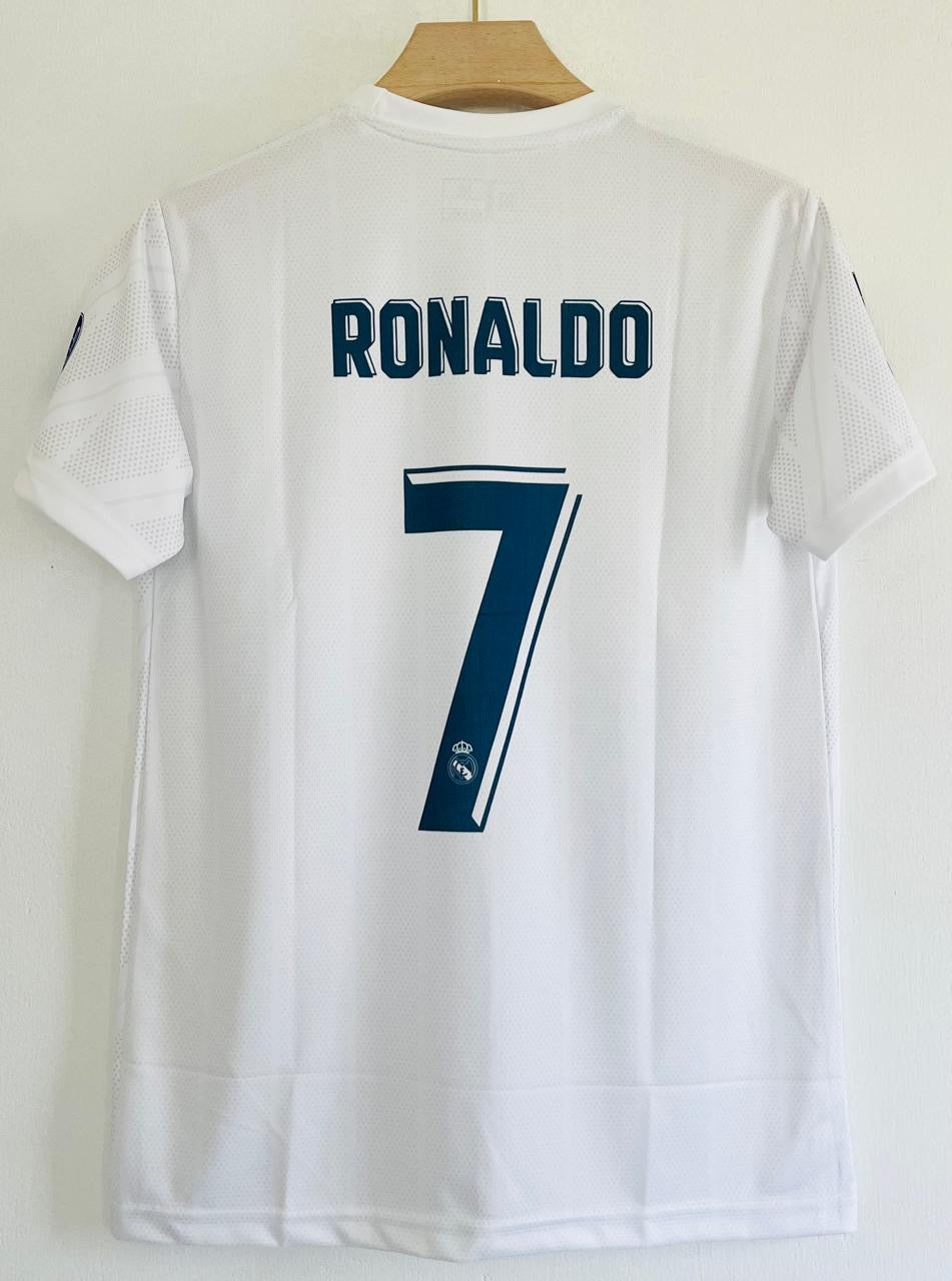 Celebrate Ronaldo’s Fifth Champions League Triumph with the 2017-18 Real Madrid Home Jersey