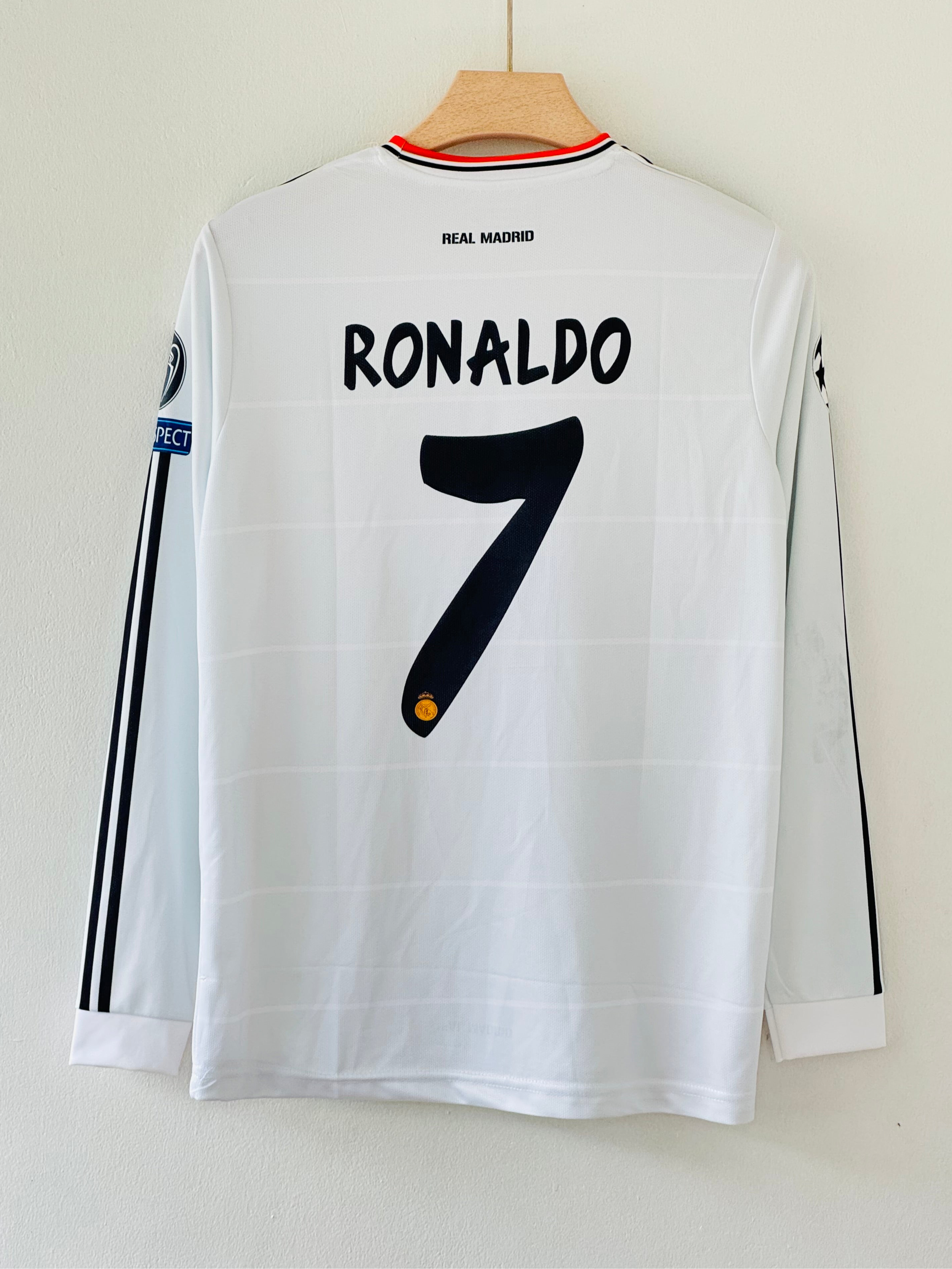 The Decima Legacy – 2013-14 Real Madrid Home Jersey – Cristiano Ronaldo Full Sleeve Embroidery Edition
