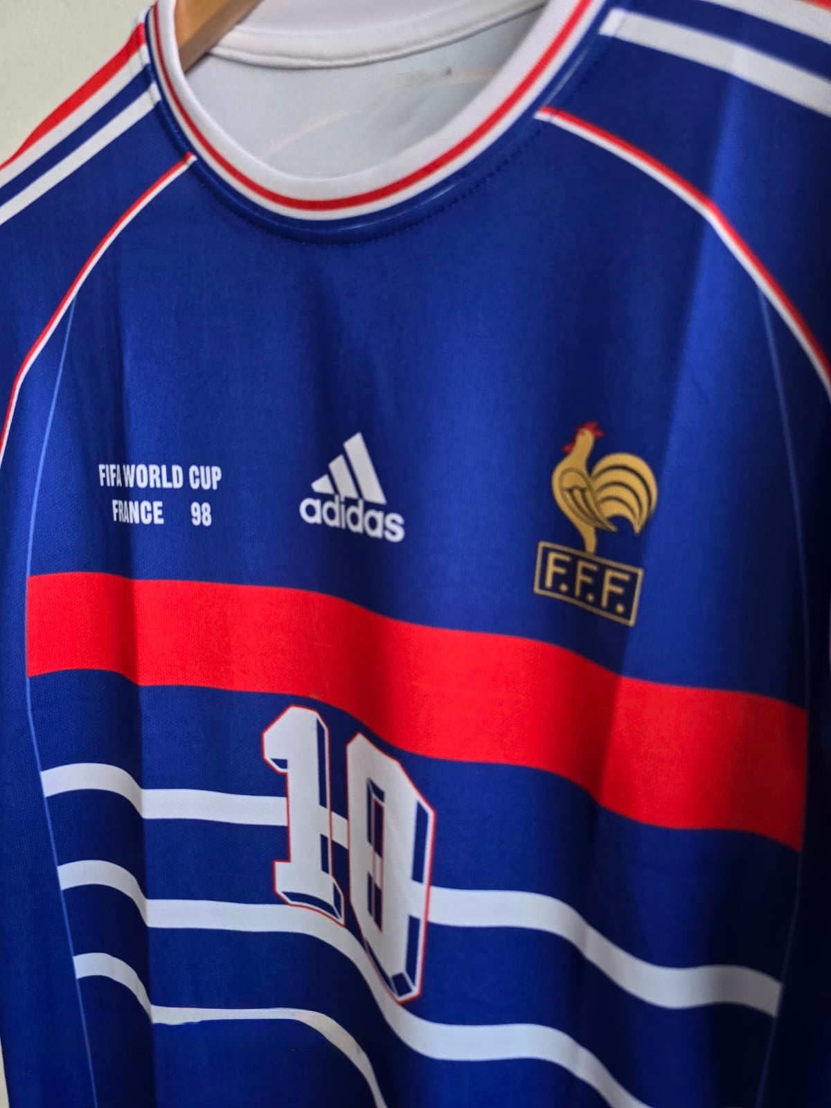 A Legend Was Born – 1998 France Home Jersey, Zidane Five Sleeve Edition