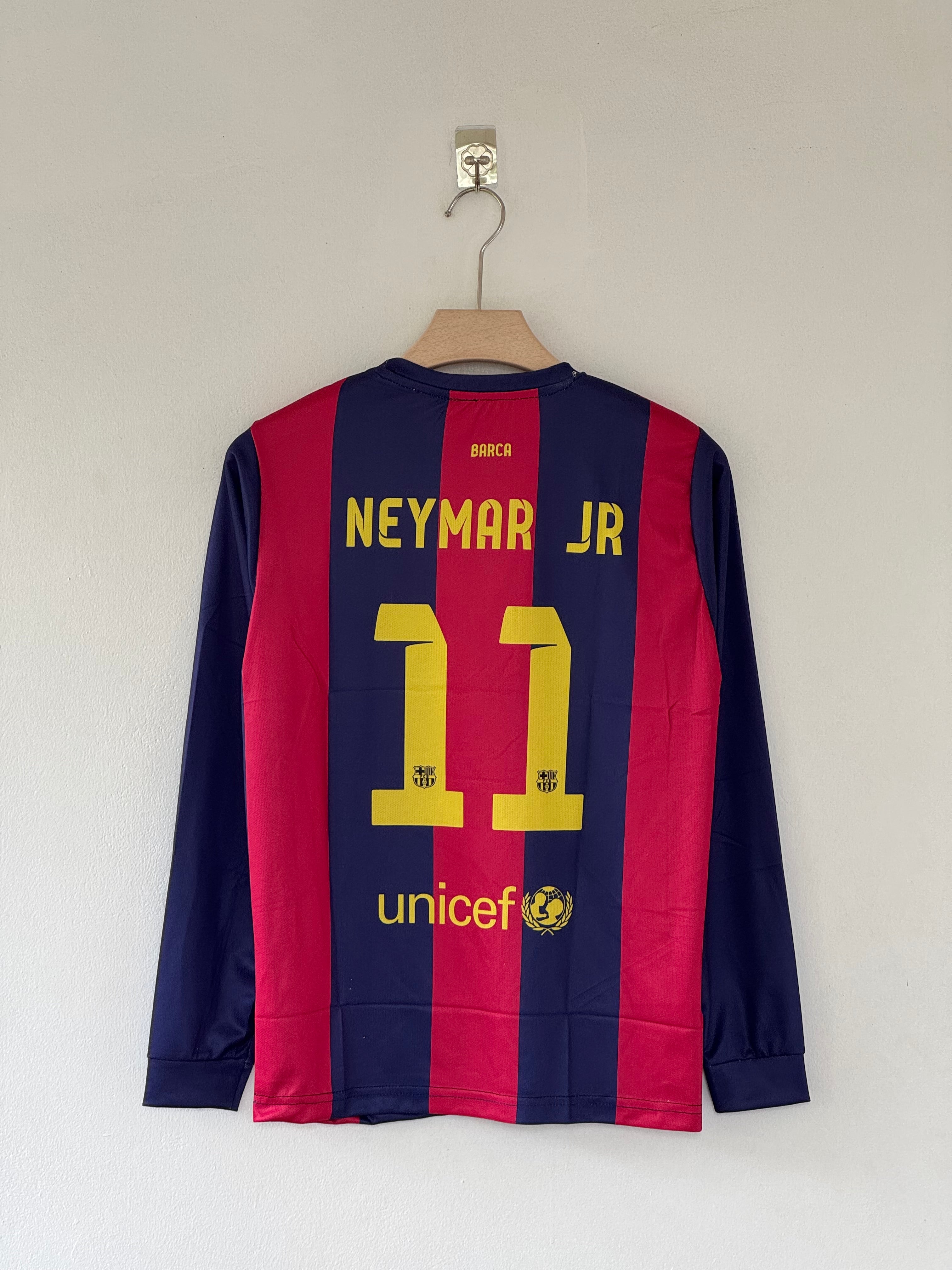 FC Barcelona 2014–15 Home Jersey Neymar Jr. Full Sleeve Edition