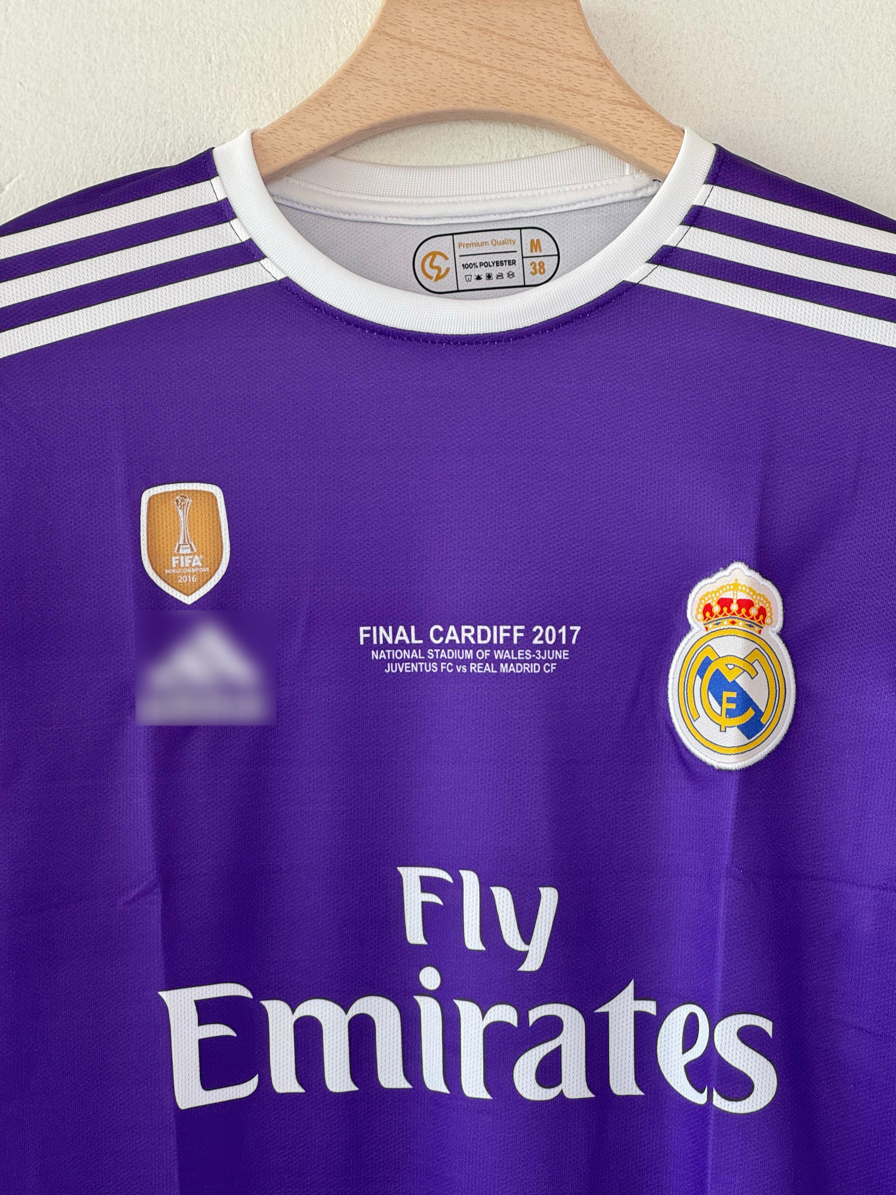 2016-17 Real Madrid Away Jersey – Cristiano Ronaldo Full sleeve embroidery edition