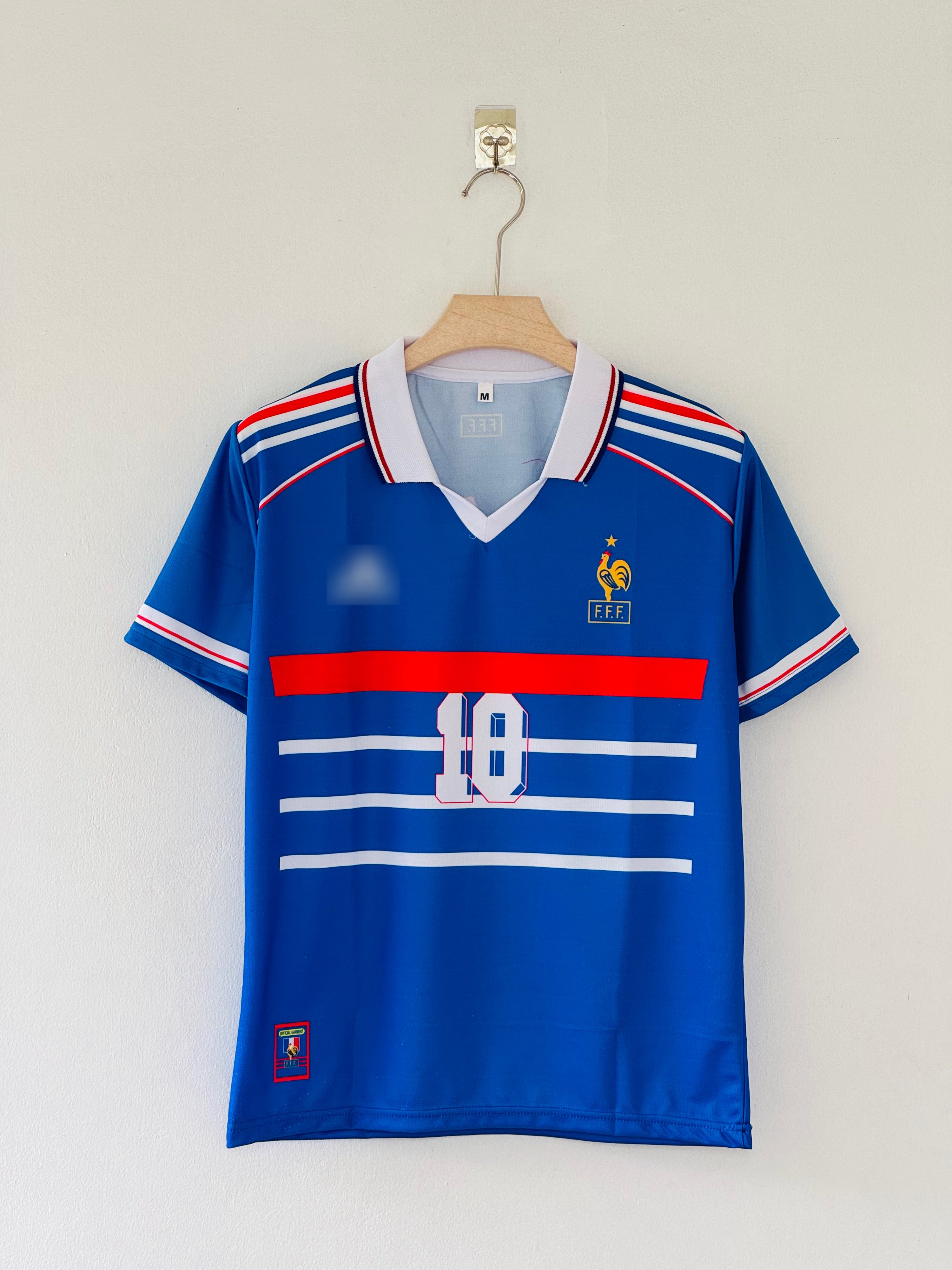 1998 France Home Jersey - Zidane World Champion Edition