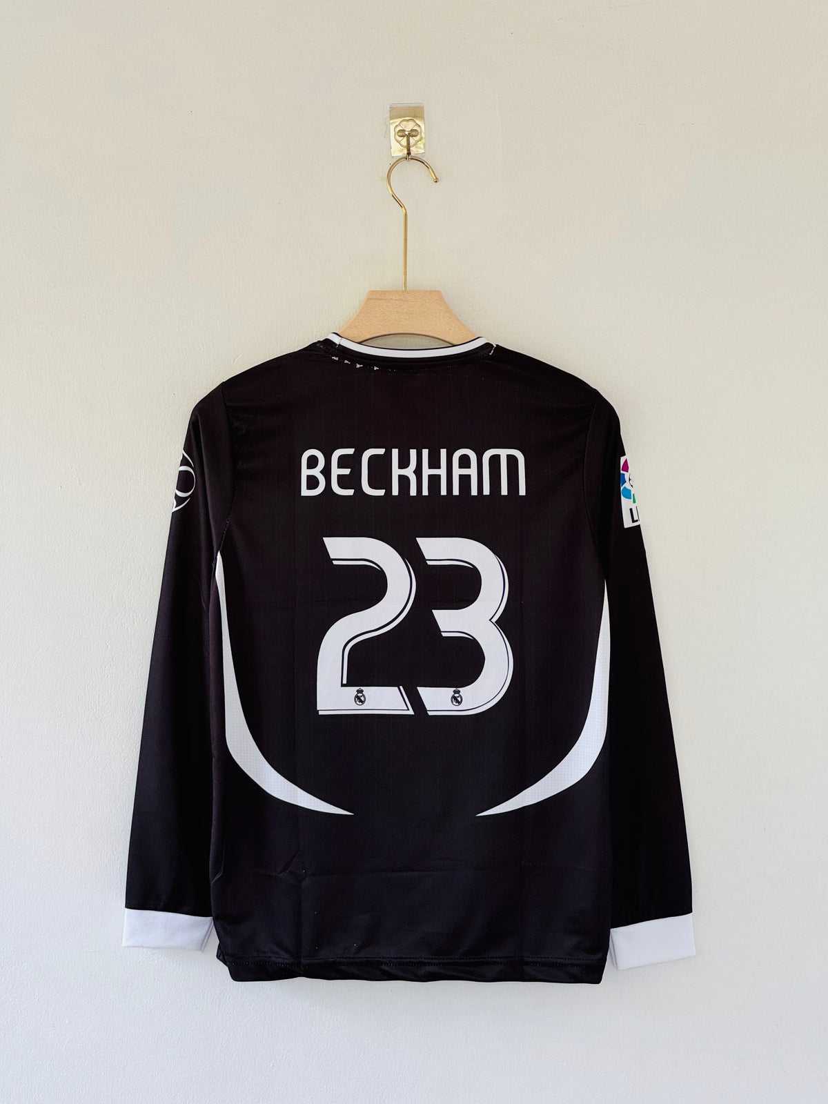 Real Madrid 2006/07 Away Retro Jersey beckham full sleeve