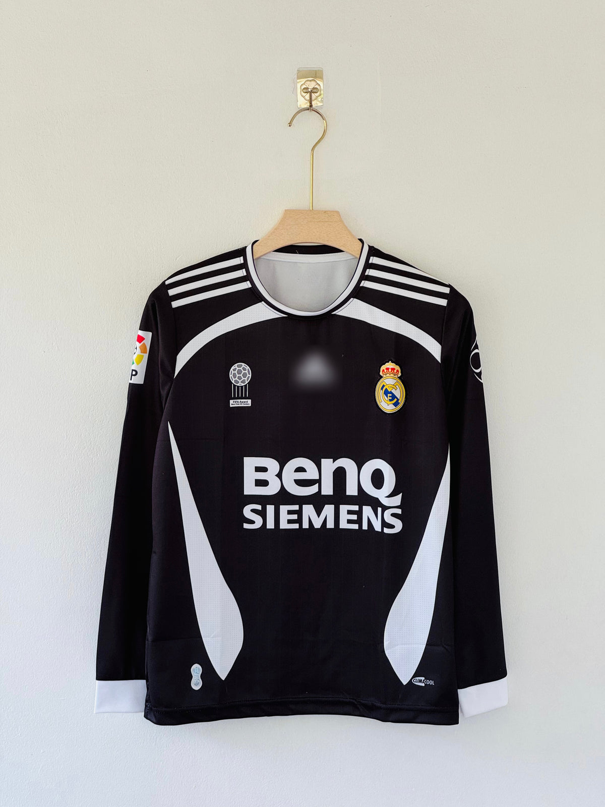 Real Madrid 2006/07 Away Retro Jersey beckham full sleeve