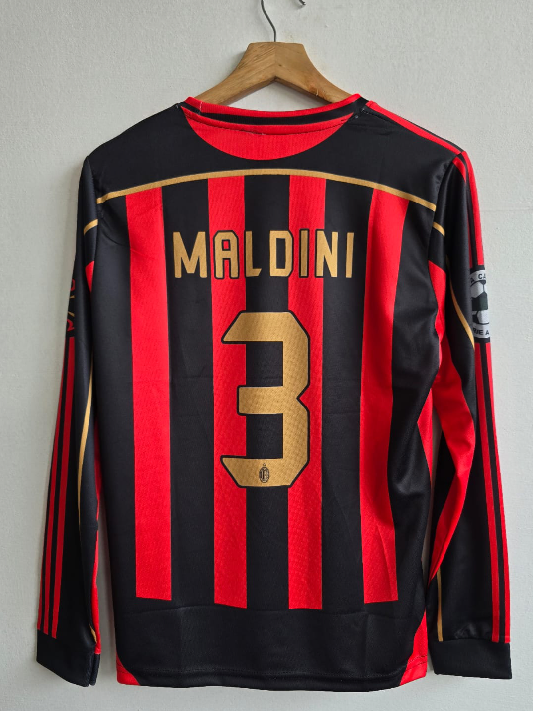 Celebrate maldini Season with the 2006-07 AC Milan Home Jersey – Full Sleeve Embroidery Edition
