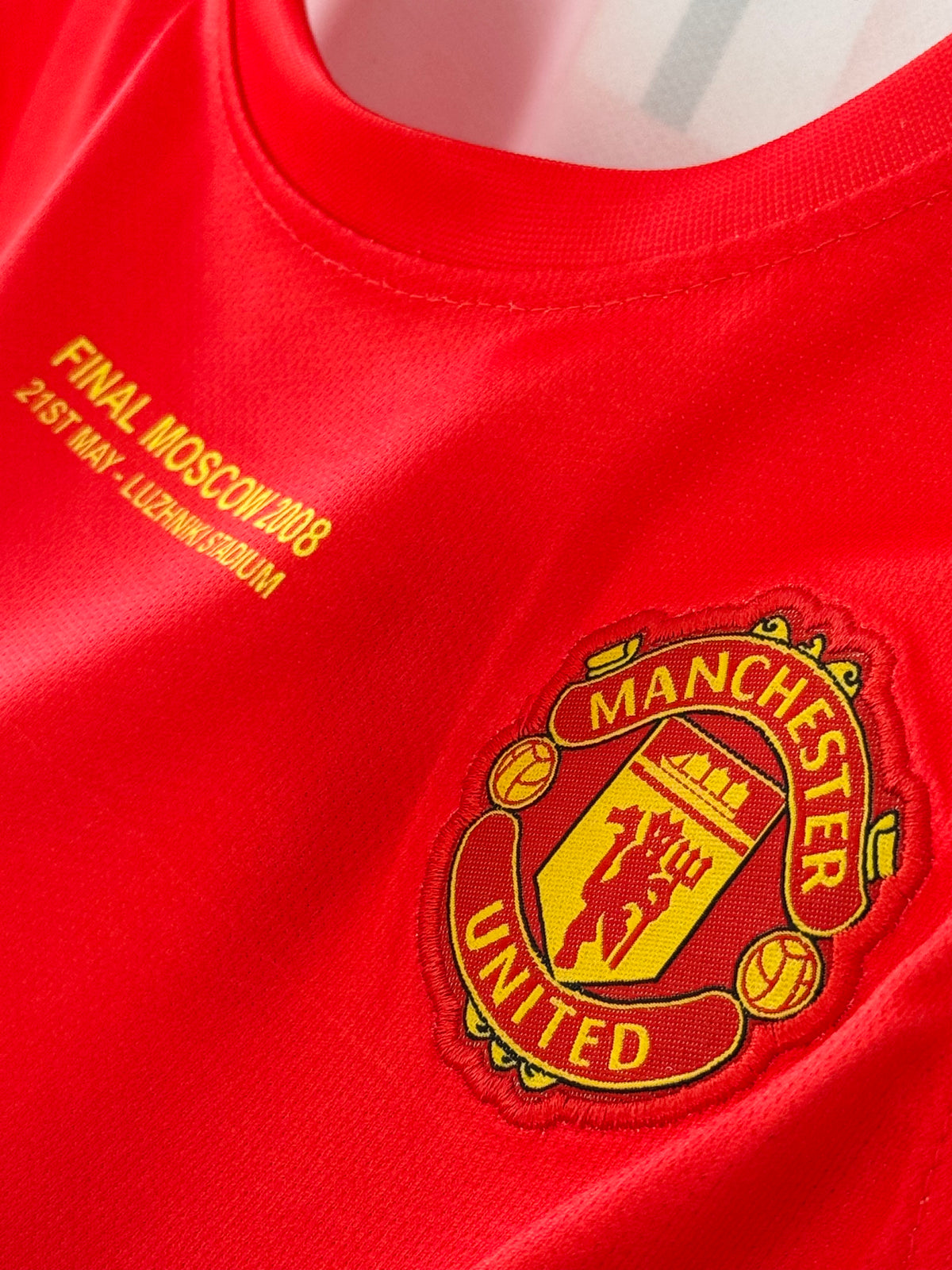 Manchester United 2008 Retro Sleeveless Football Jersey — Training Vest