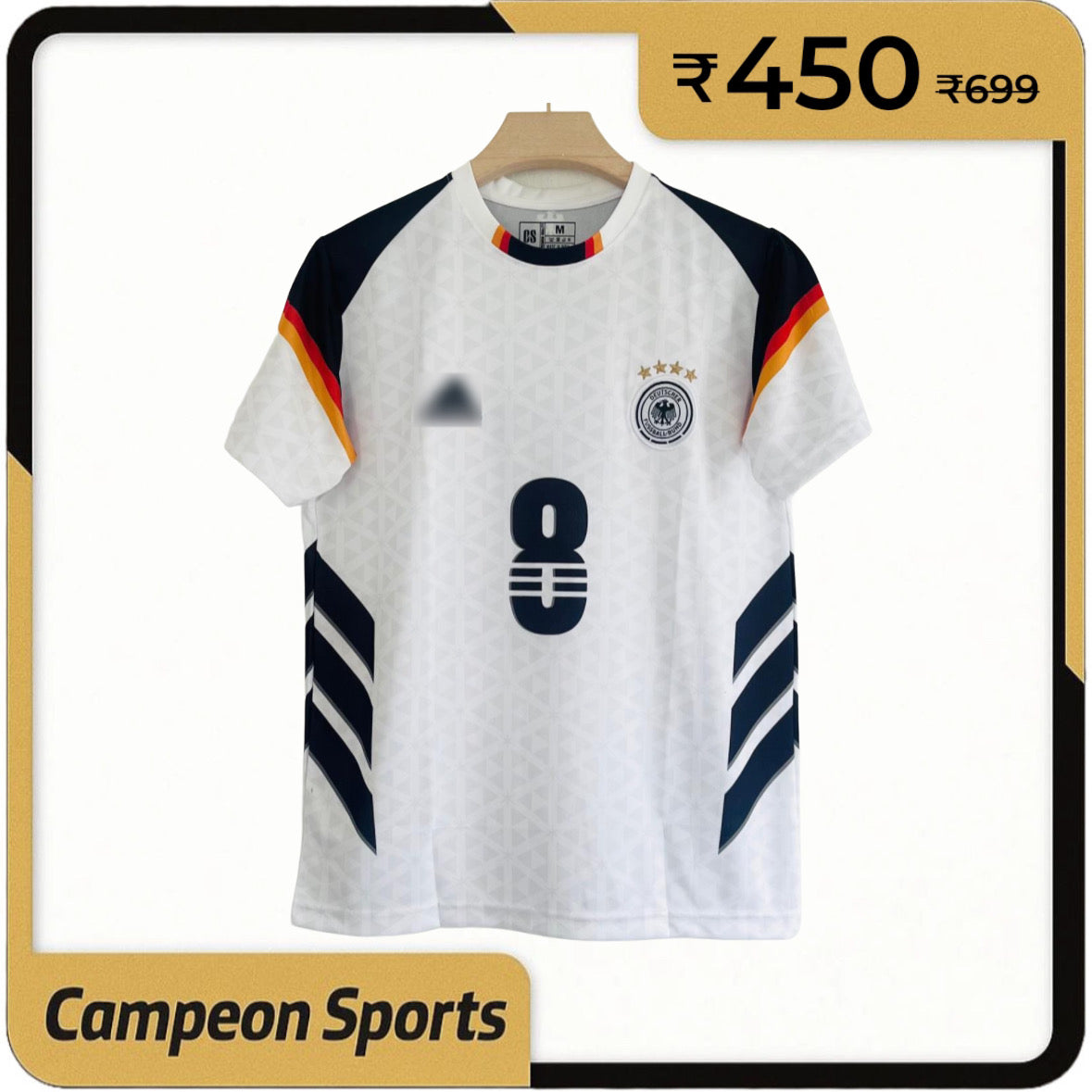 Germany National Team Concept Home Jersey – Toni Kroos Embroidery Edition