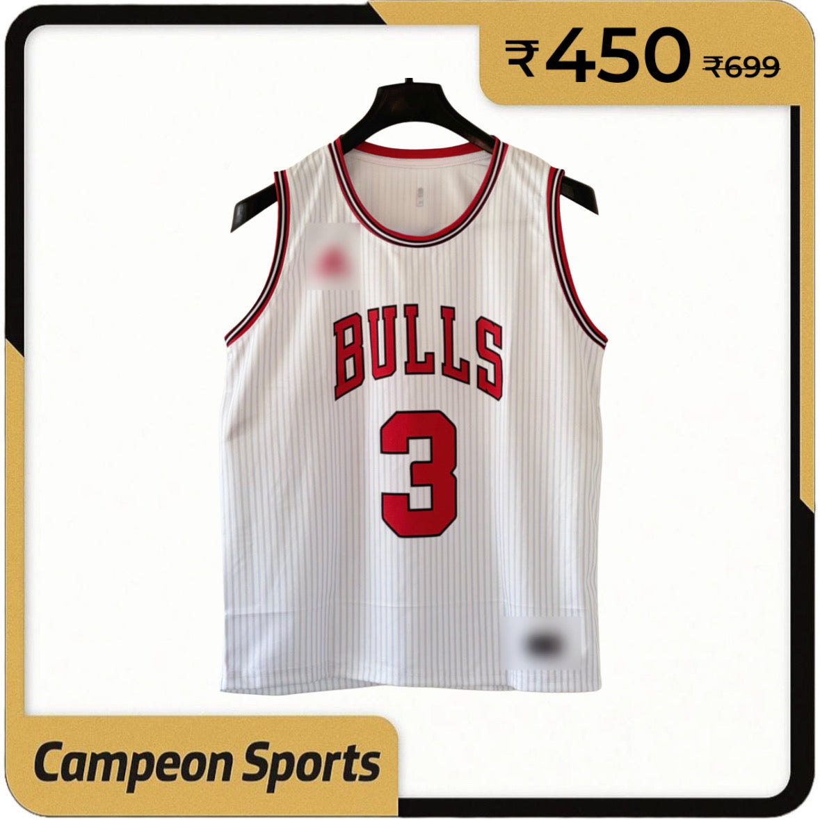 Windy City Legacy — Dwyane Wade Chicago Bulls Home NBA Jersey
