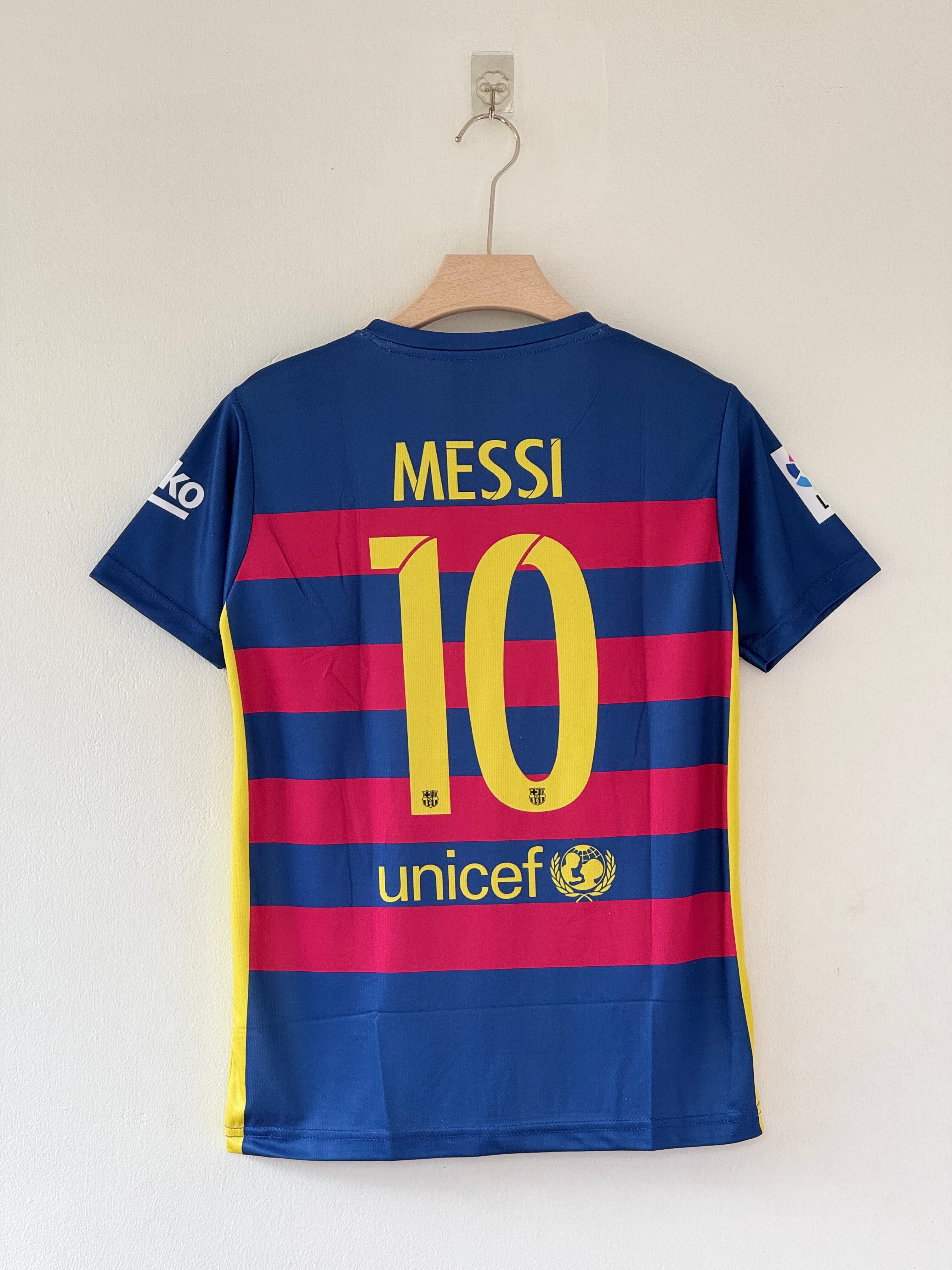 Relive Messi Magic with the 2015-16 Barcelona Home Jersey
