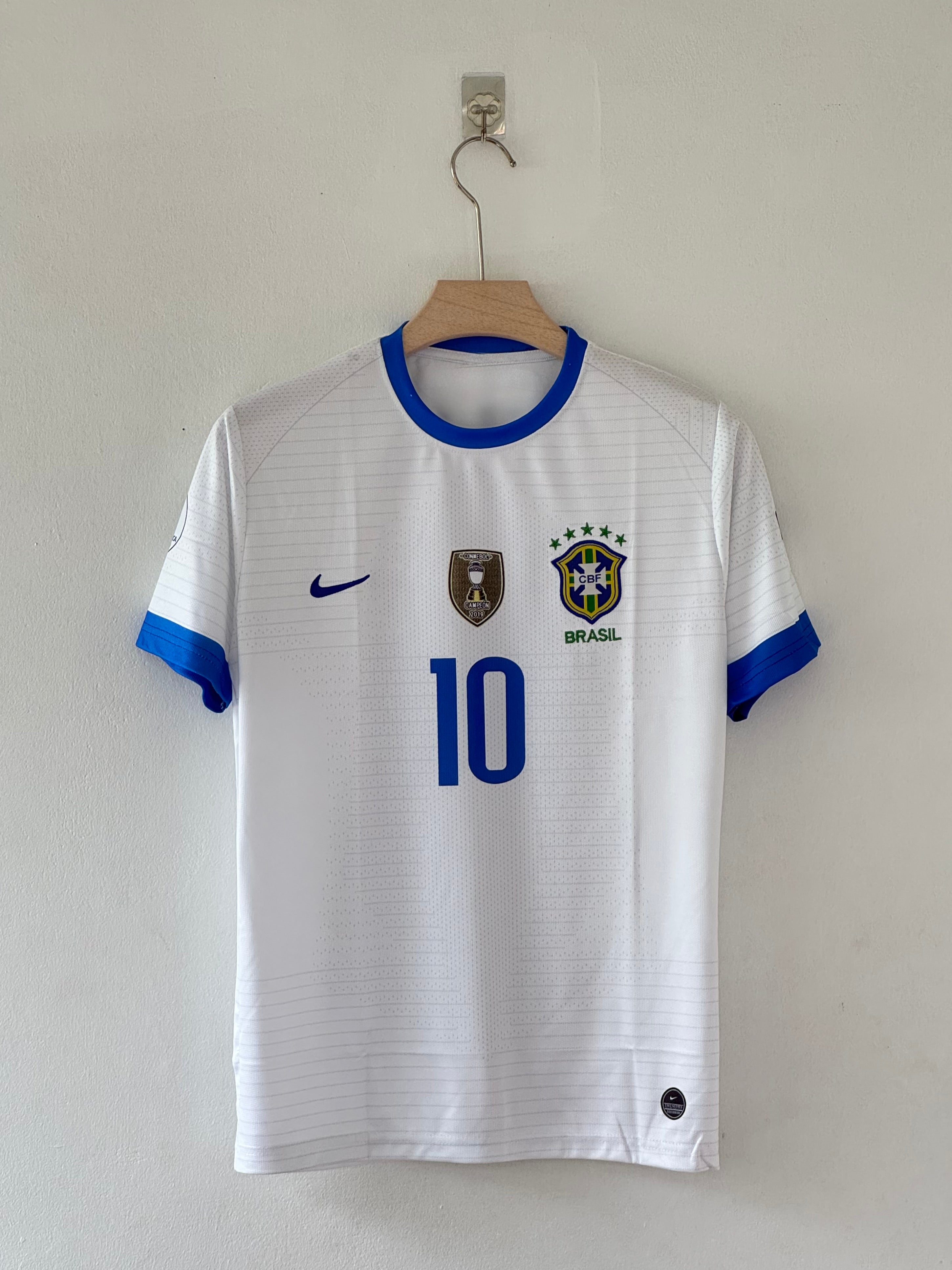 Samba Style. Golden Future. – Brazil 2010 Away Jersey Neymar Embroidery Edition