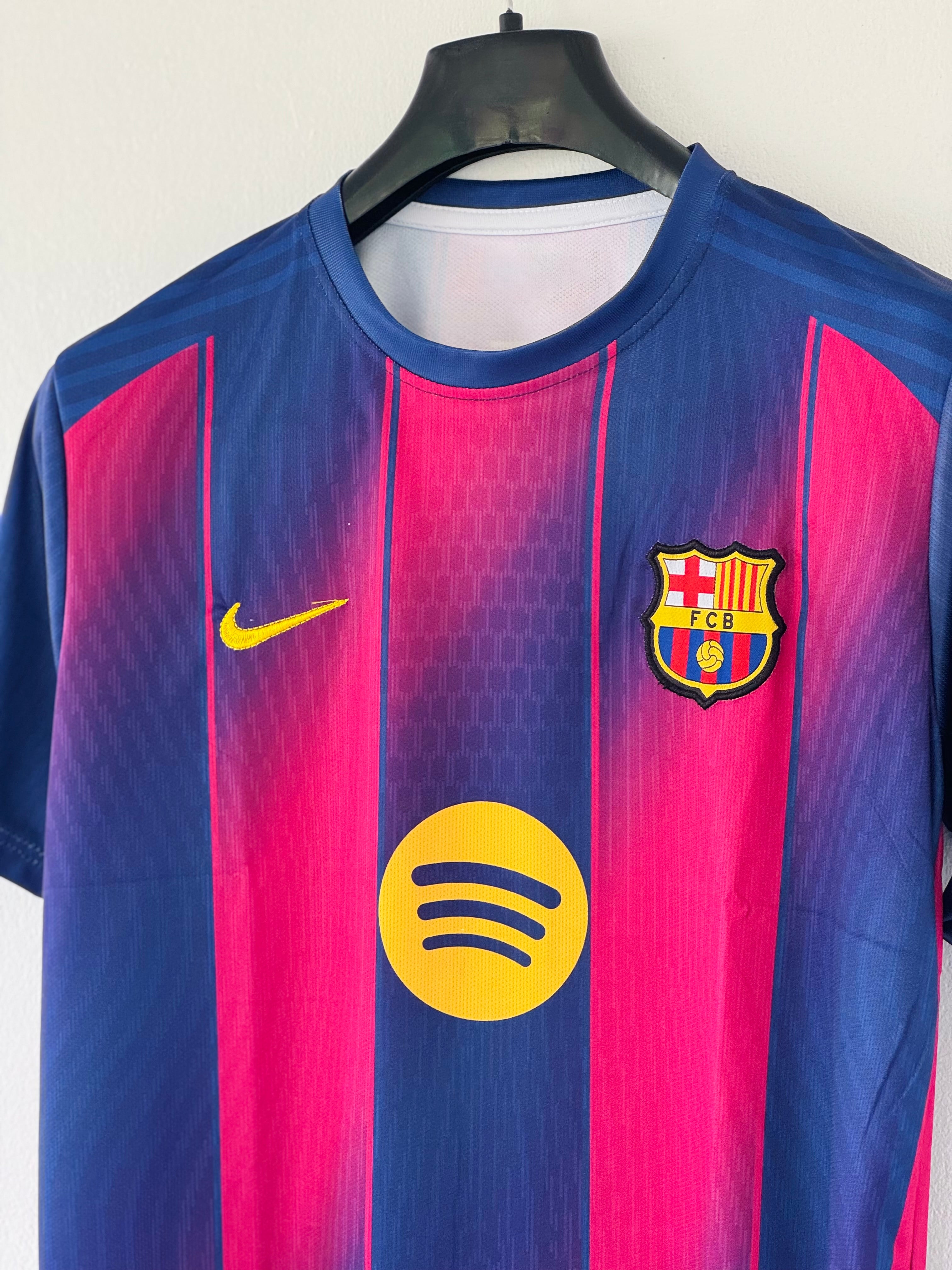 La Masia to the Camp Nou Spotlight – 2025–26 Barcelona Home Jersey Pedri Embroidery Edition