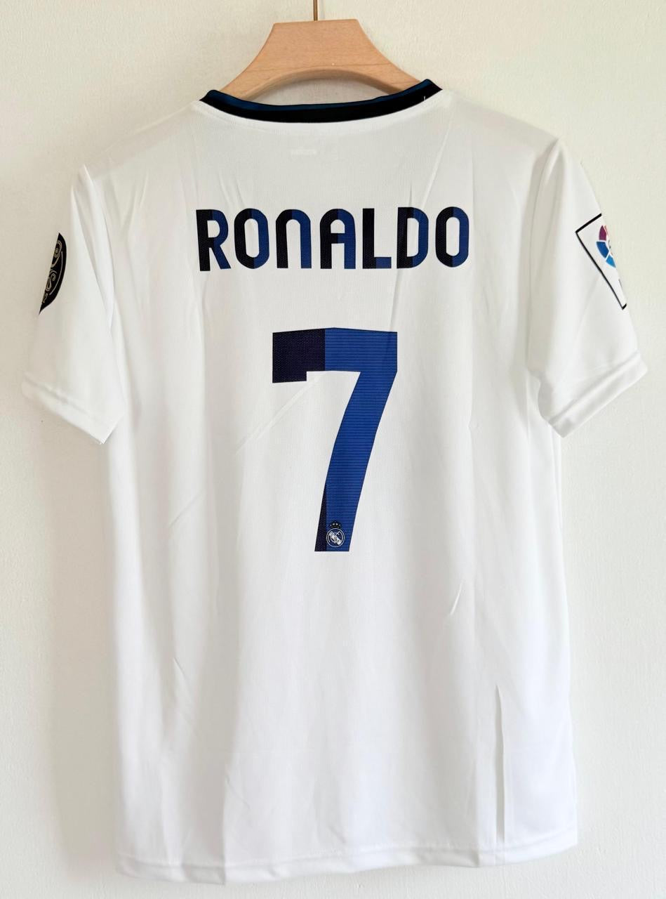 Dominate in Style with the 2012-13 Real Madrid Bwin Embroidered Jersey – The Los Blancos Classic