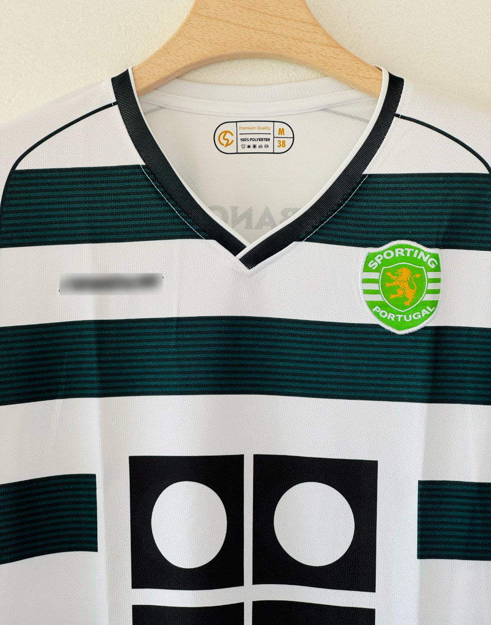 2001-02 Sporting CP Home Jersey – Cristiano Ronaldo Full Sleeve Embroidery Edition