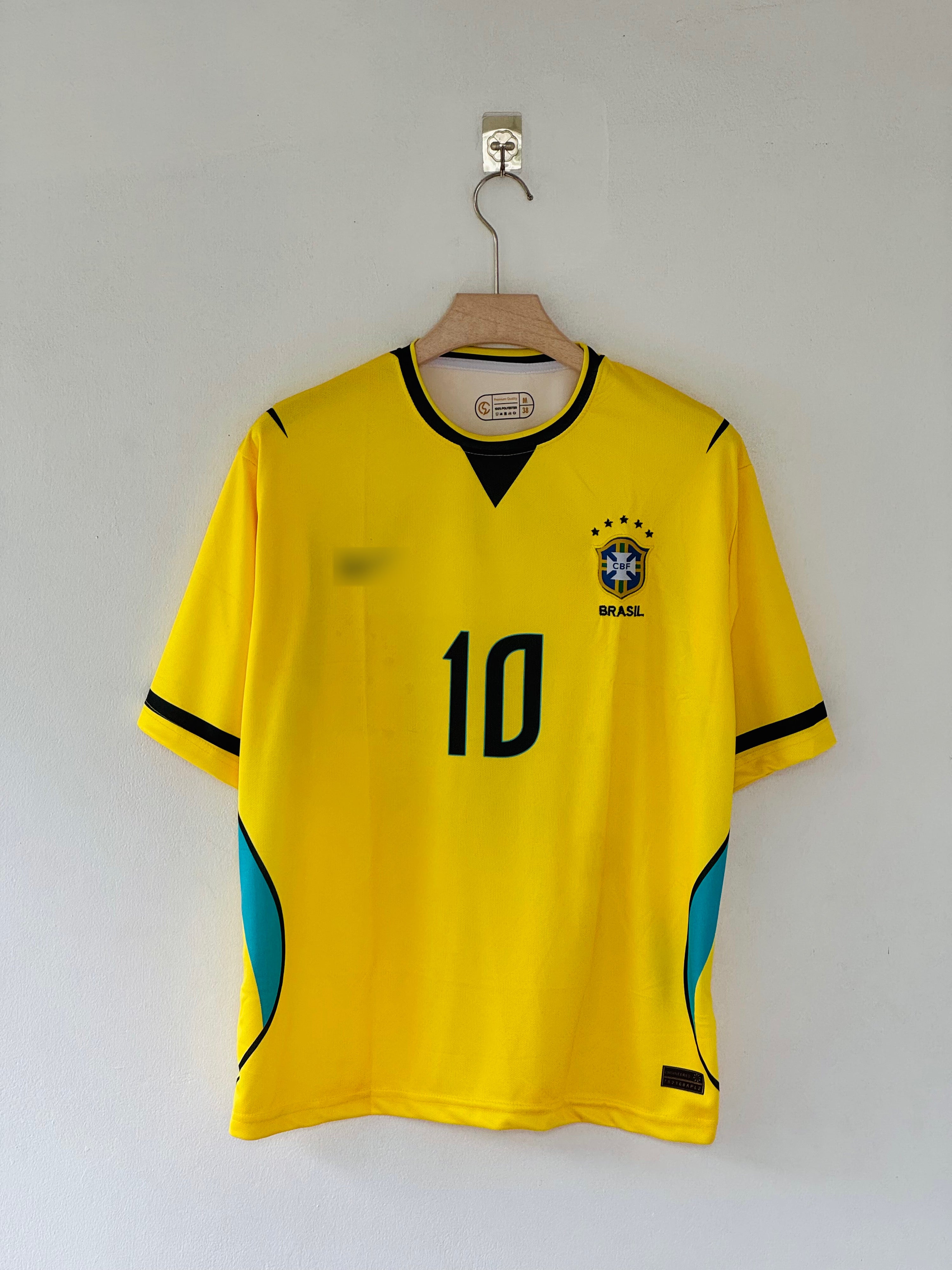Brazil 2026 World Cup Home Jersey (Embroidered five Sleeve Edition)