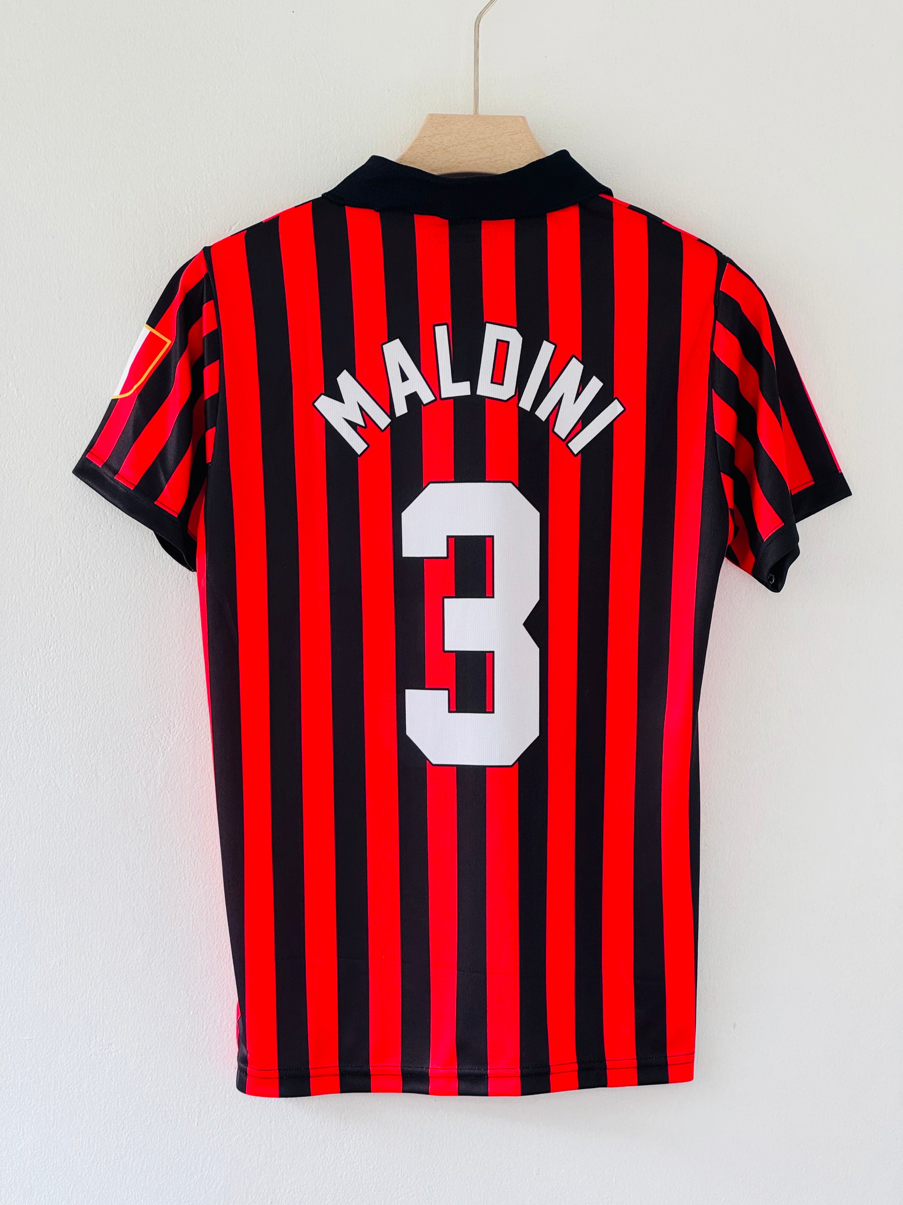 The Spirit of San Siro – 1999-2000 AC Milan Home Jersey – Paolo Maldini Edition