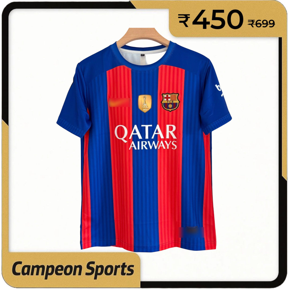 Blaugrana Identity — FC Barcelona 2016/17 Home Kit Neymar jr edition embroidery