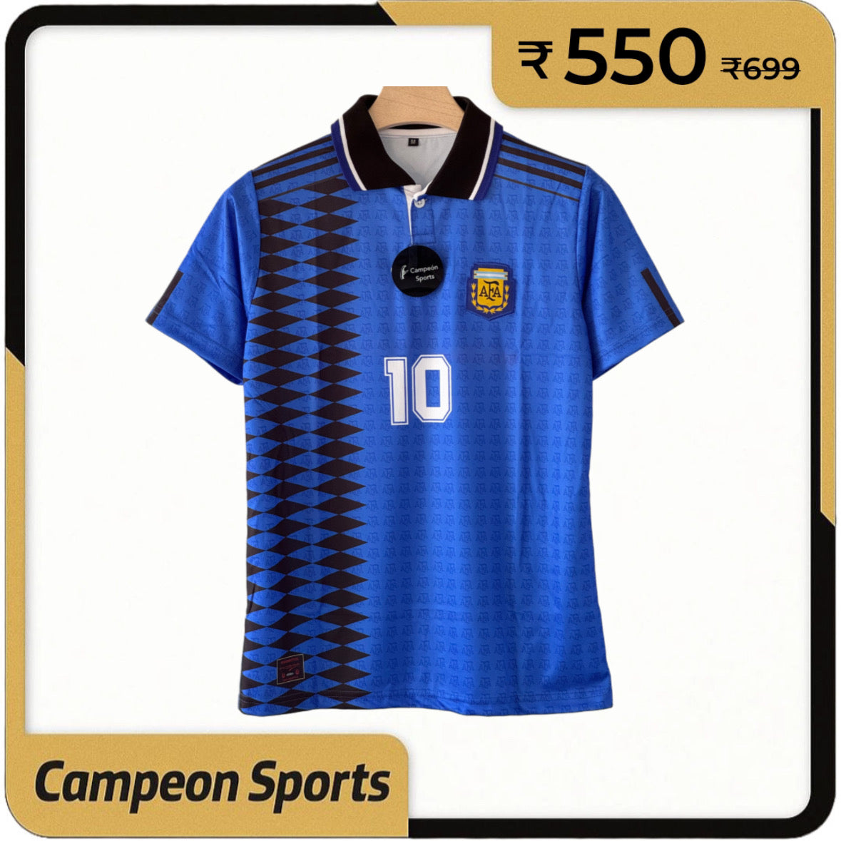 Legacy Rewritten – Argentina 1994 Away Jersey (Messi Edition)