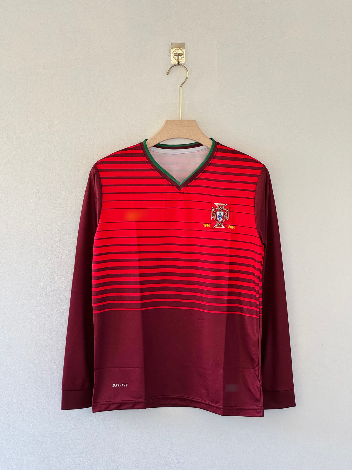 Portugal 2014/15 Home Full Sleeve Jersey