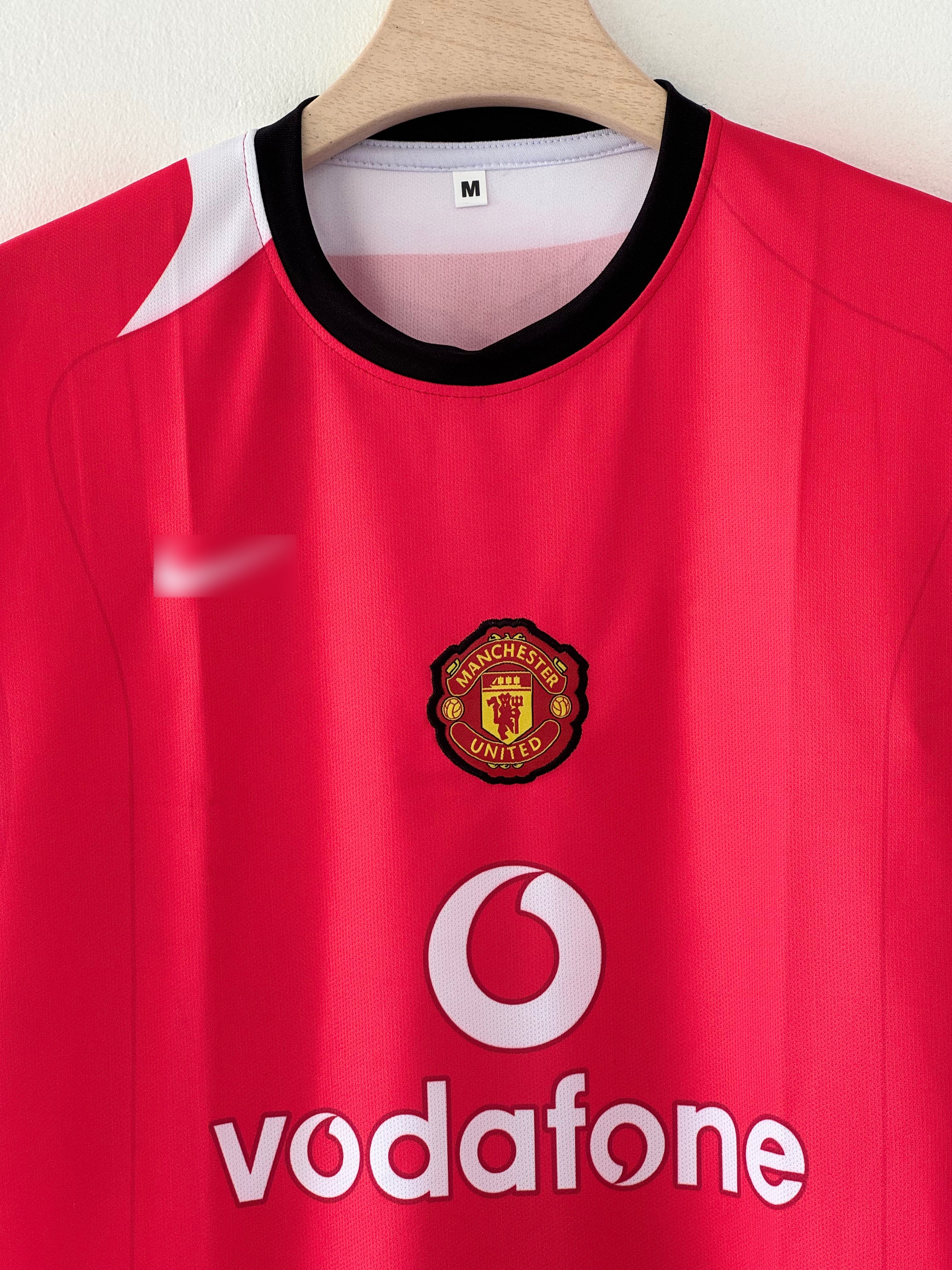 Red Devil Revival — Manchester United 2002–2004 Home Jersey five sleeve