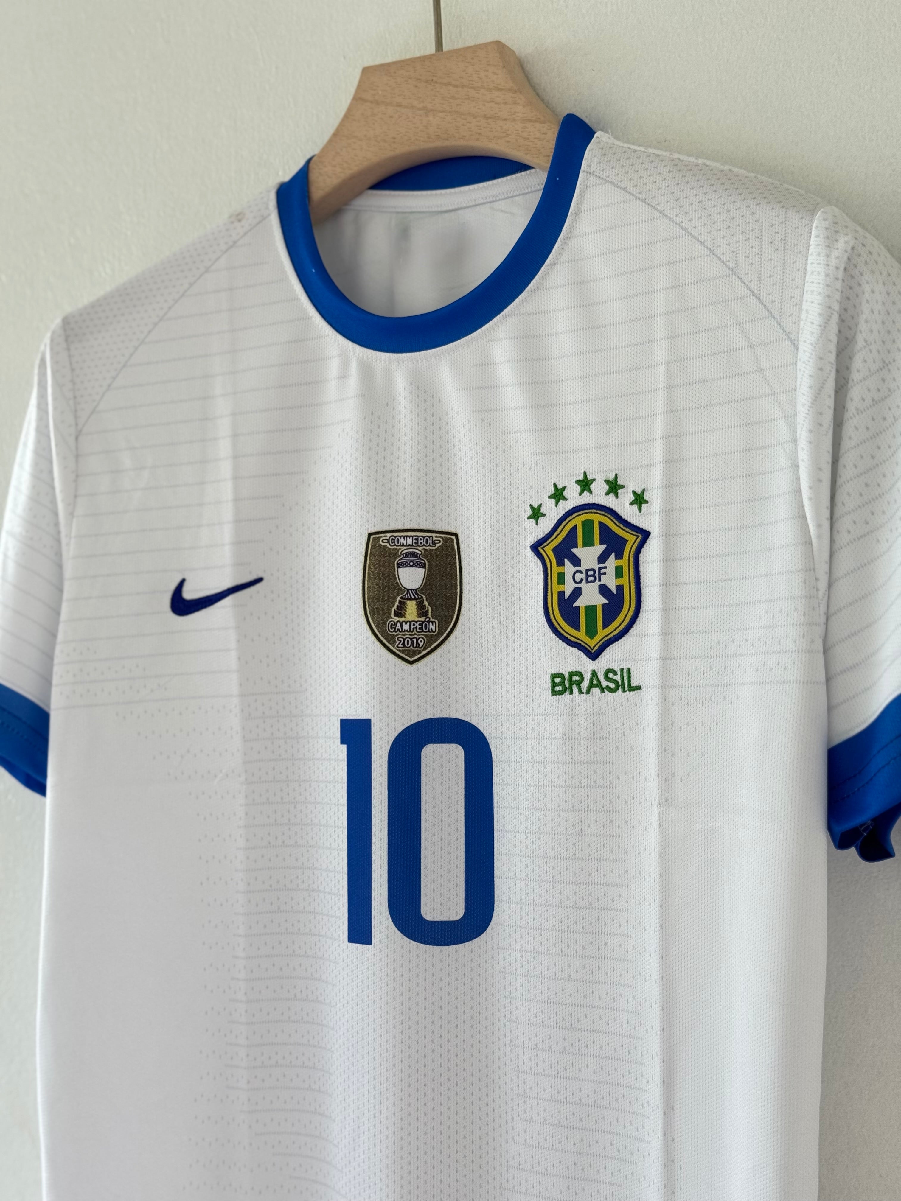 Samba Style. Golden Future. – Brazil 2010 Away Jersey Neymar Embroidery Edition