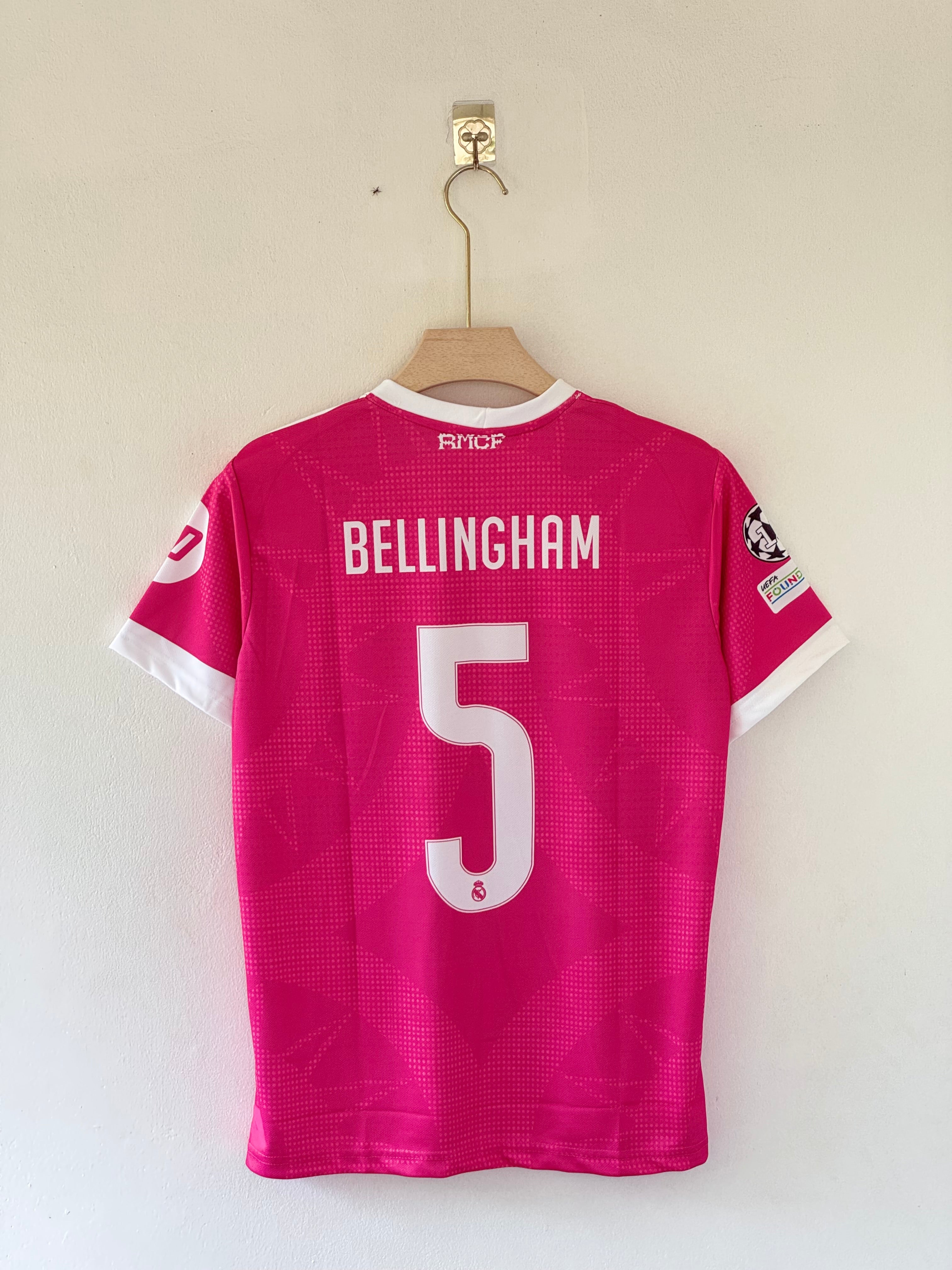 Real Madrid 2026/27 Third Jersey — Vibrant Pink Bellingham edition