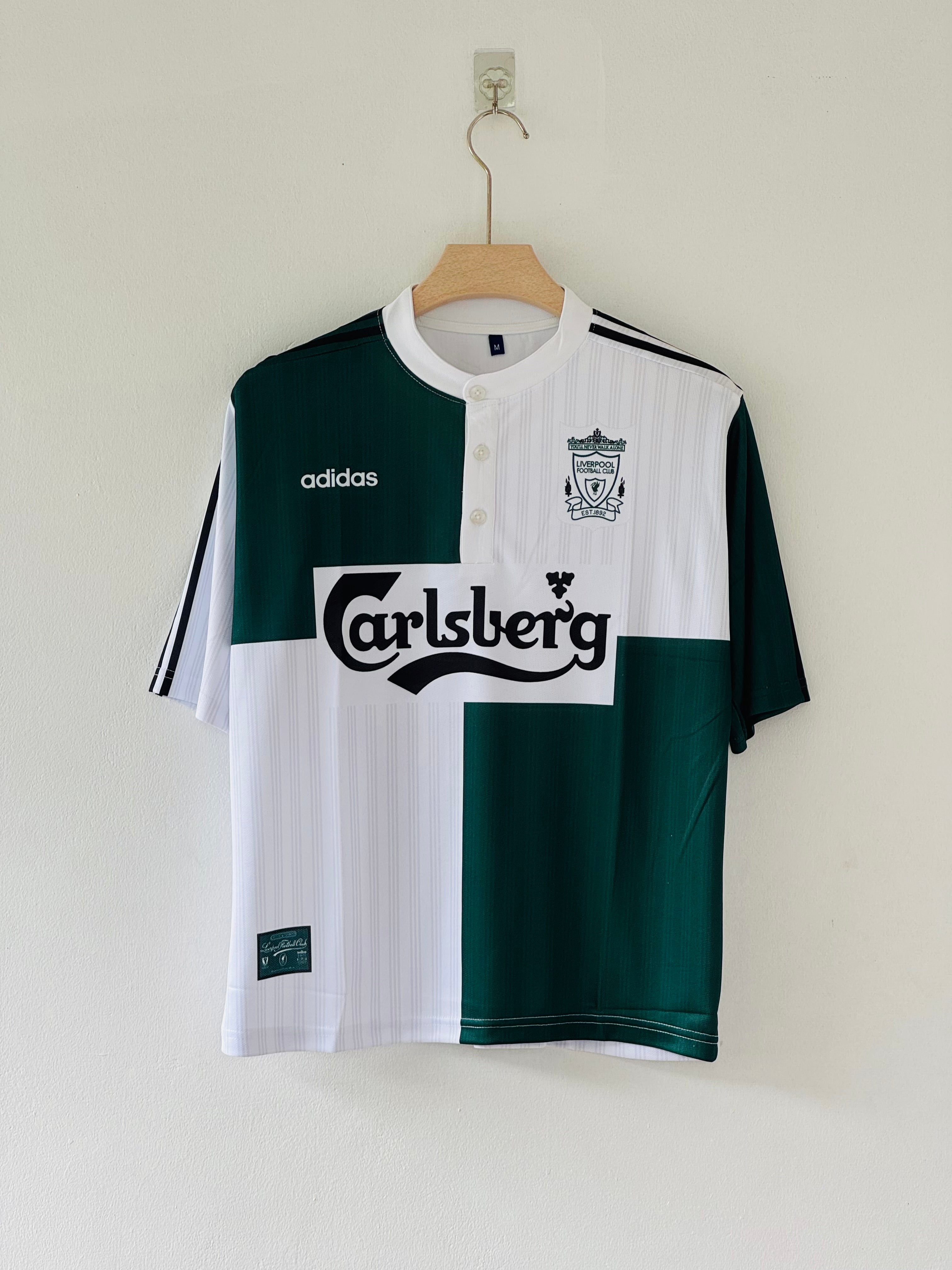 1995-96 Liverpool Away Jersey five sleeve Edition