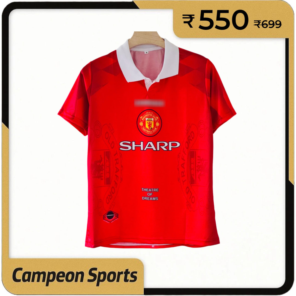 Manchester United 1997-98 Beckham Jersey - Legends Edition