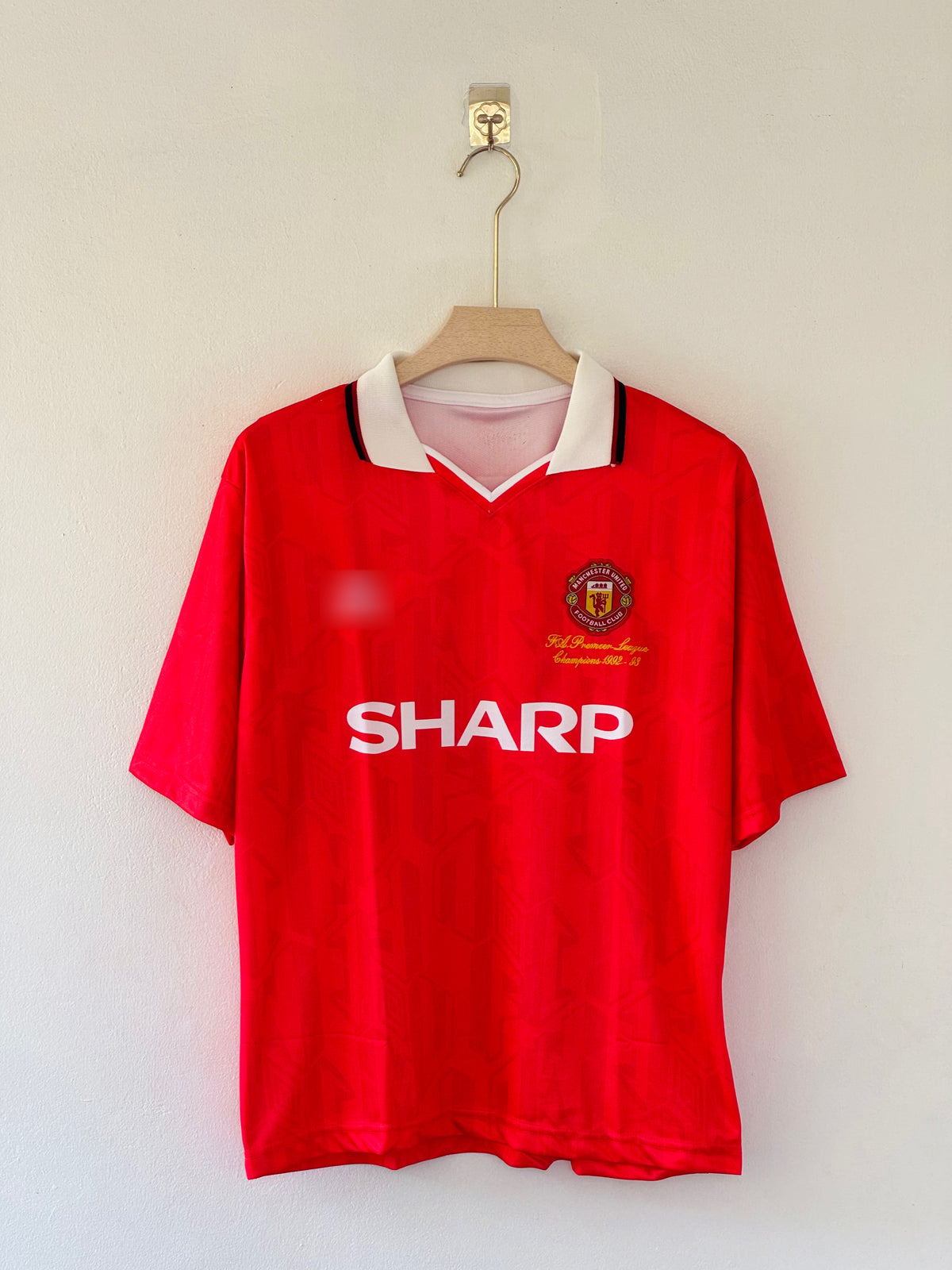 Manchester United 1992–1994 Retro Home Football Jersey fivesleeve
