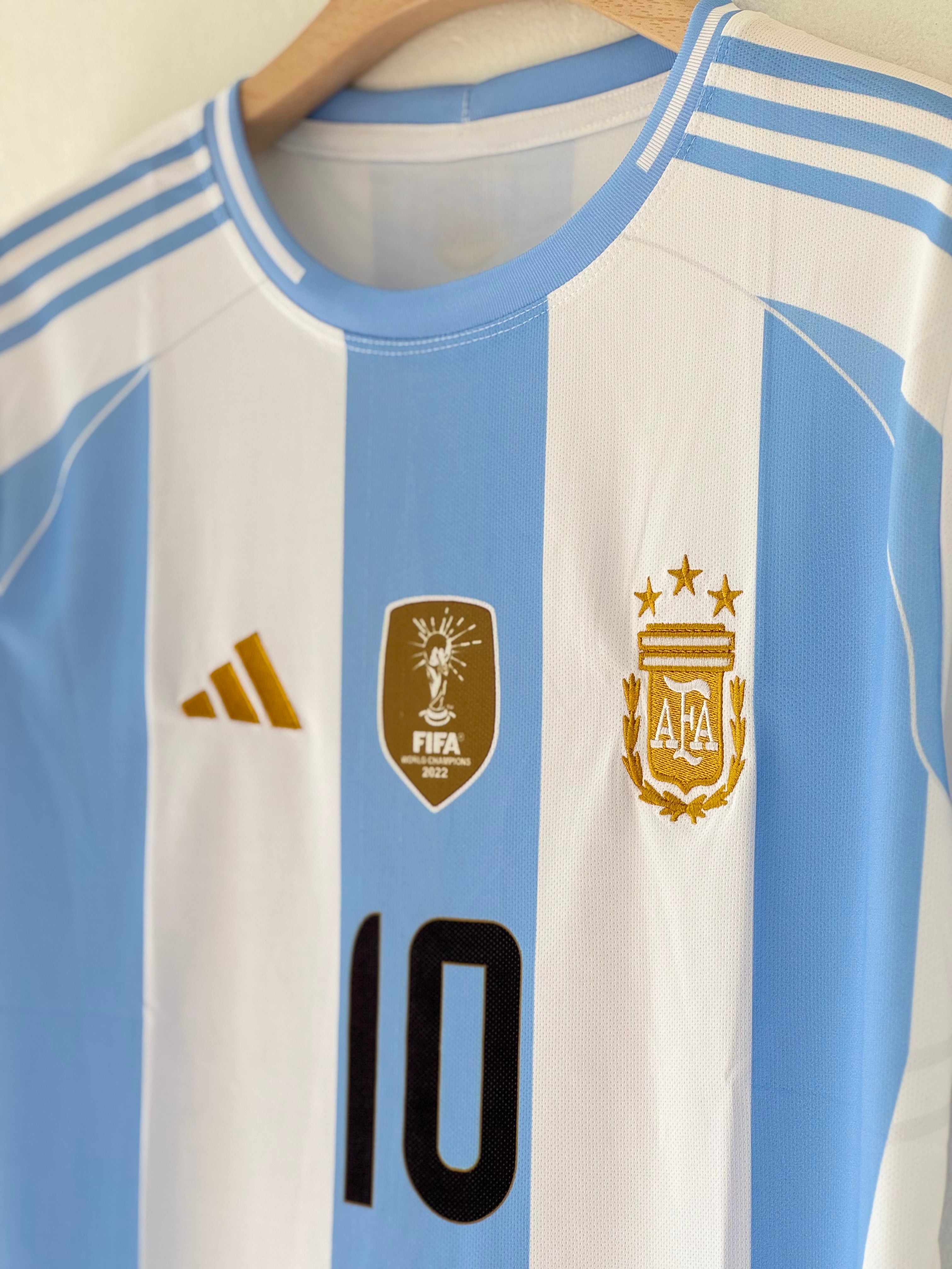 Champions in Blue and White – Argentina 2024 Home Jersey