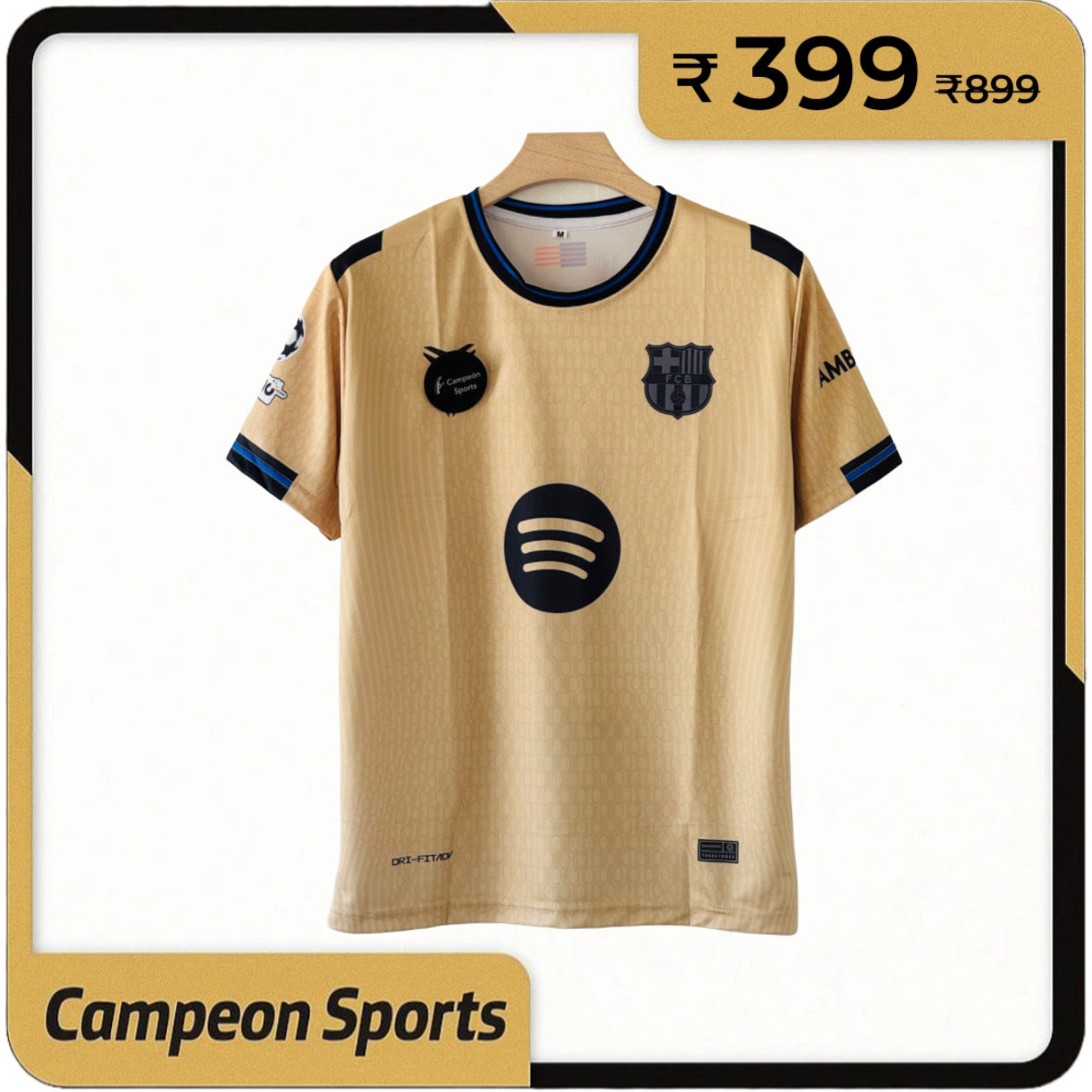 Control. Intelligence. Future. – Barça 2025/26 Away Kit (Pedri Edition)