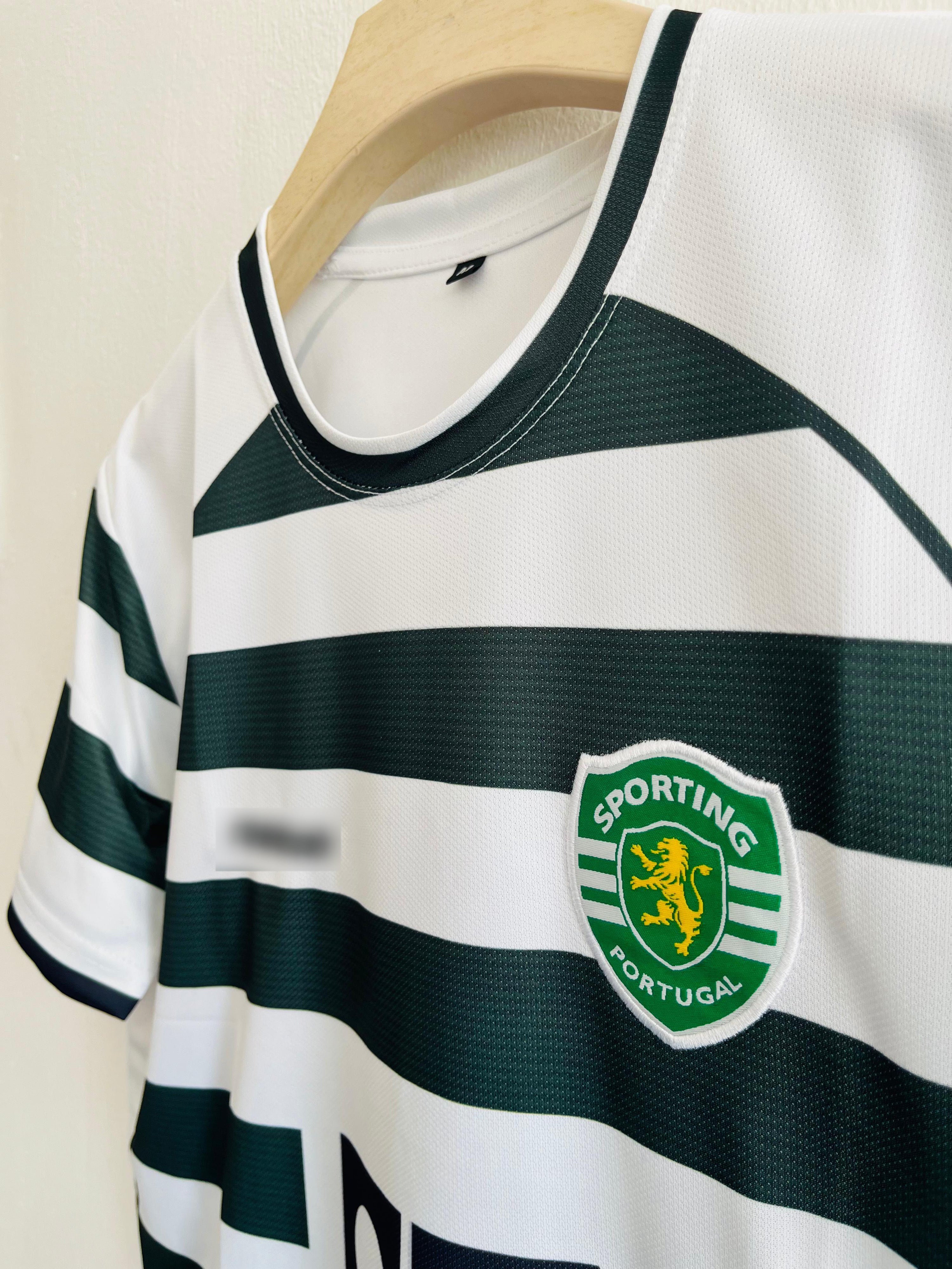 2002-03 Sporting Lisbon Home Kit Cristiano Ronaldo Version Embroidery - A Legend’s Beginnings
