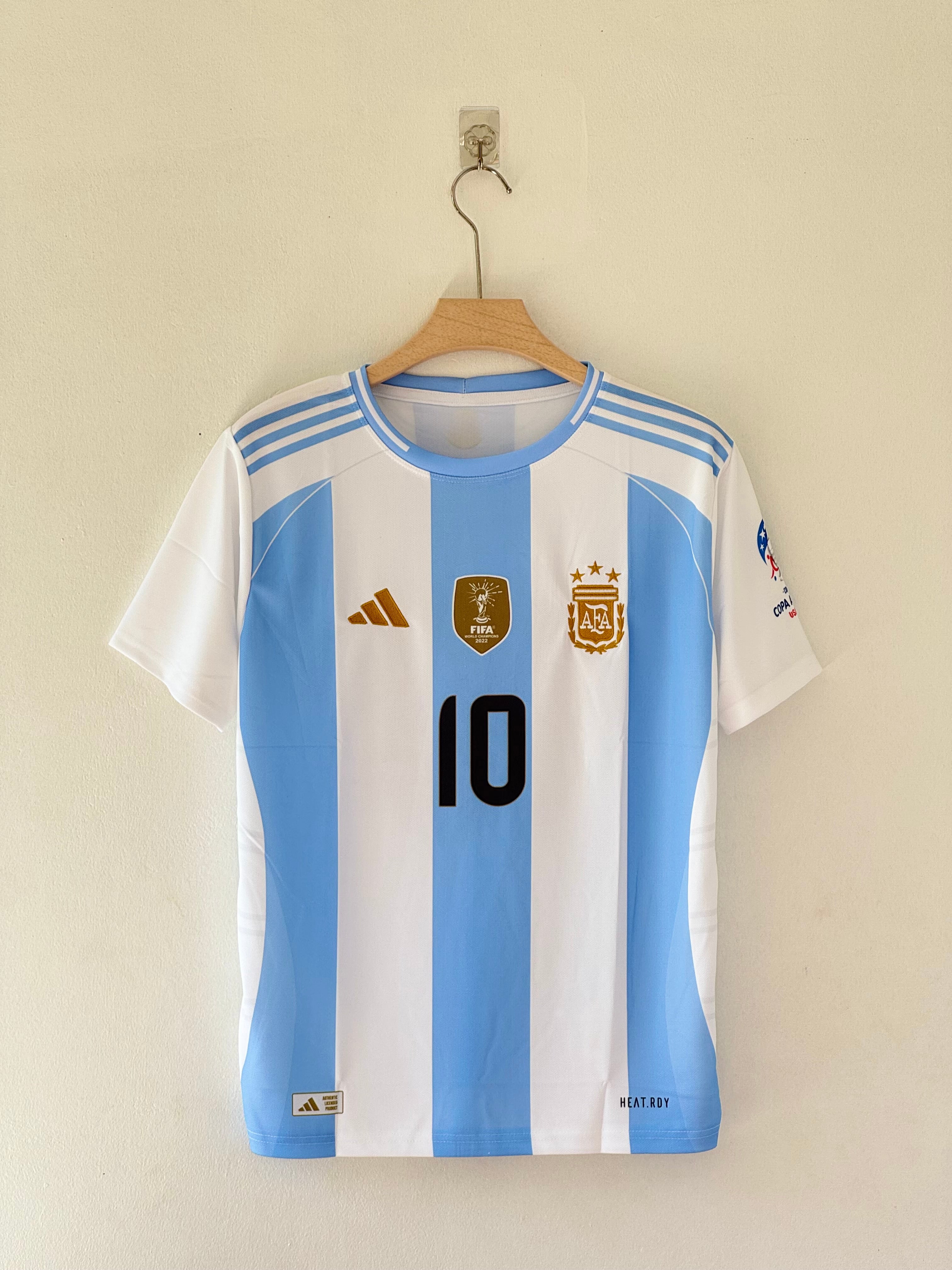 Champions in Blue and White – Argentina 2024 Home Jersey