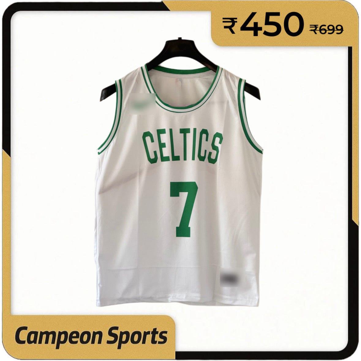 Celtic Pride — Jaylen Brown White Boston Celtics Swingman Jersey