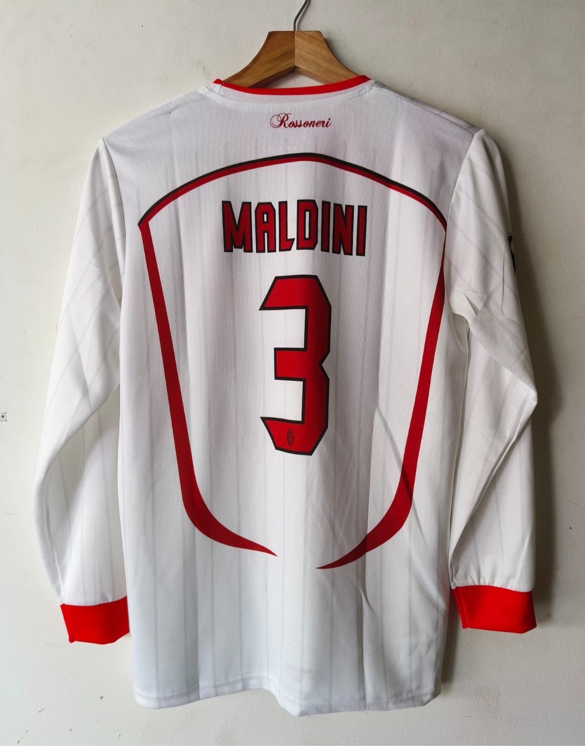 2006-07 AC Milan Away Jersey –Full sleeve embroidery edition