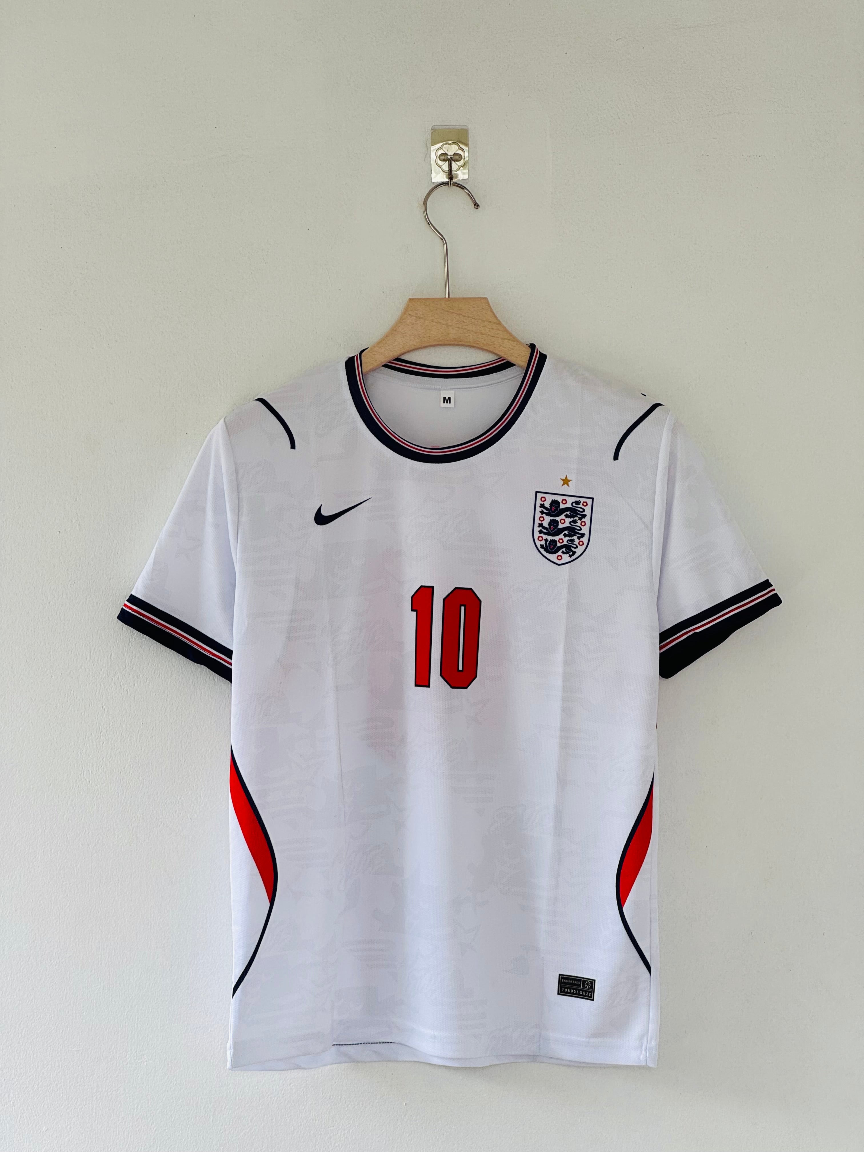 Three Lions on the World Stage — England 2026 World Cup Home Kit sublimation