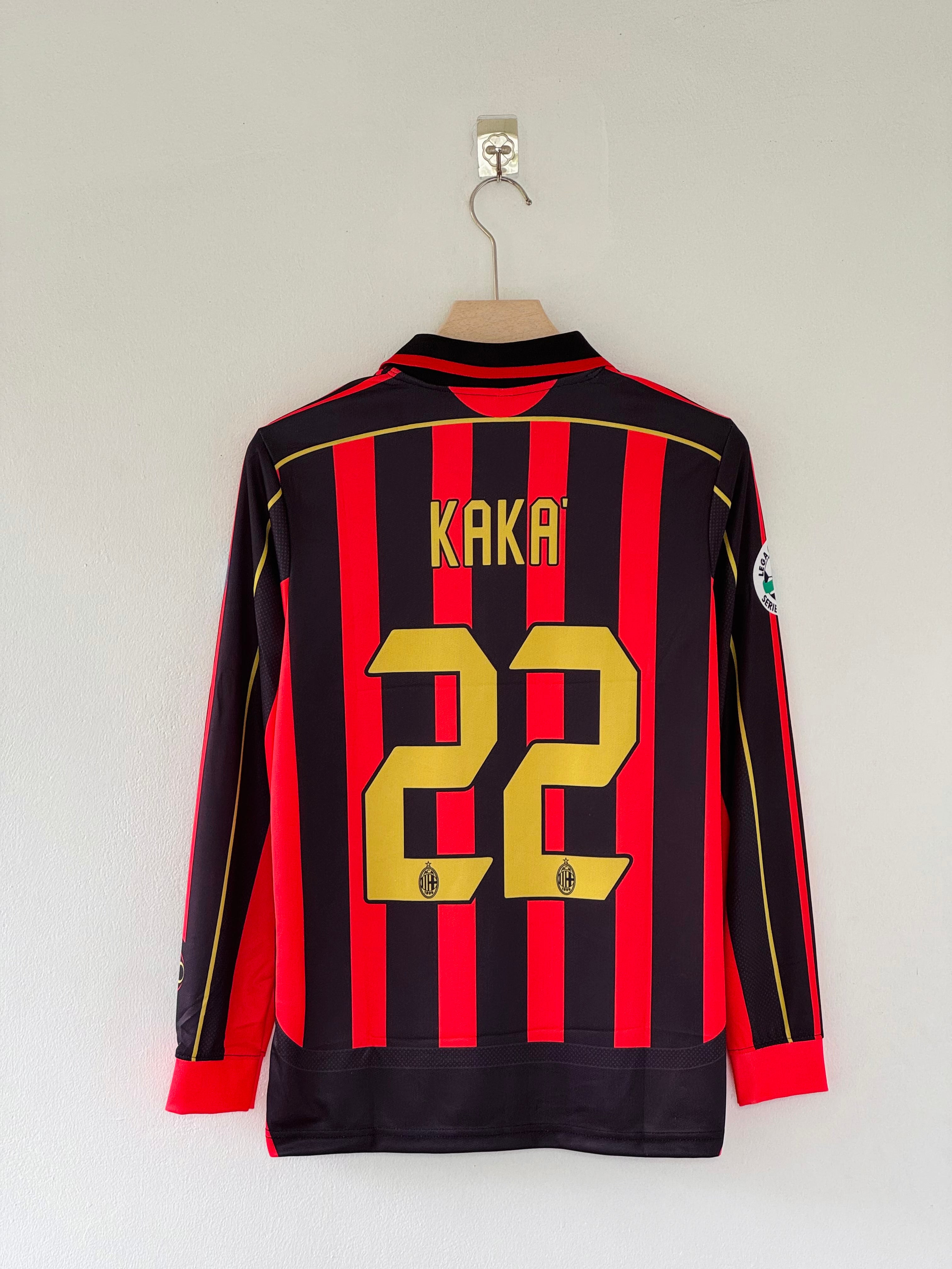 2006-07 AC Milan Home Jersey –  kaka  Full Sleeve Embroidery Edition polo