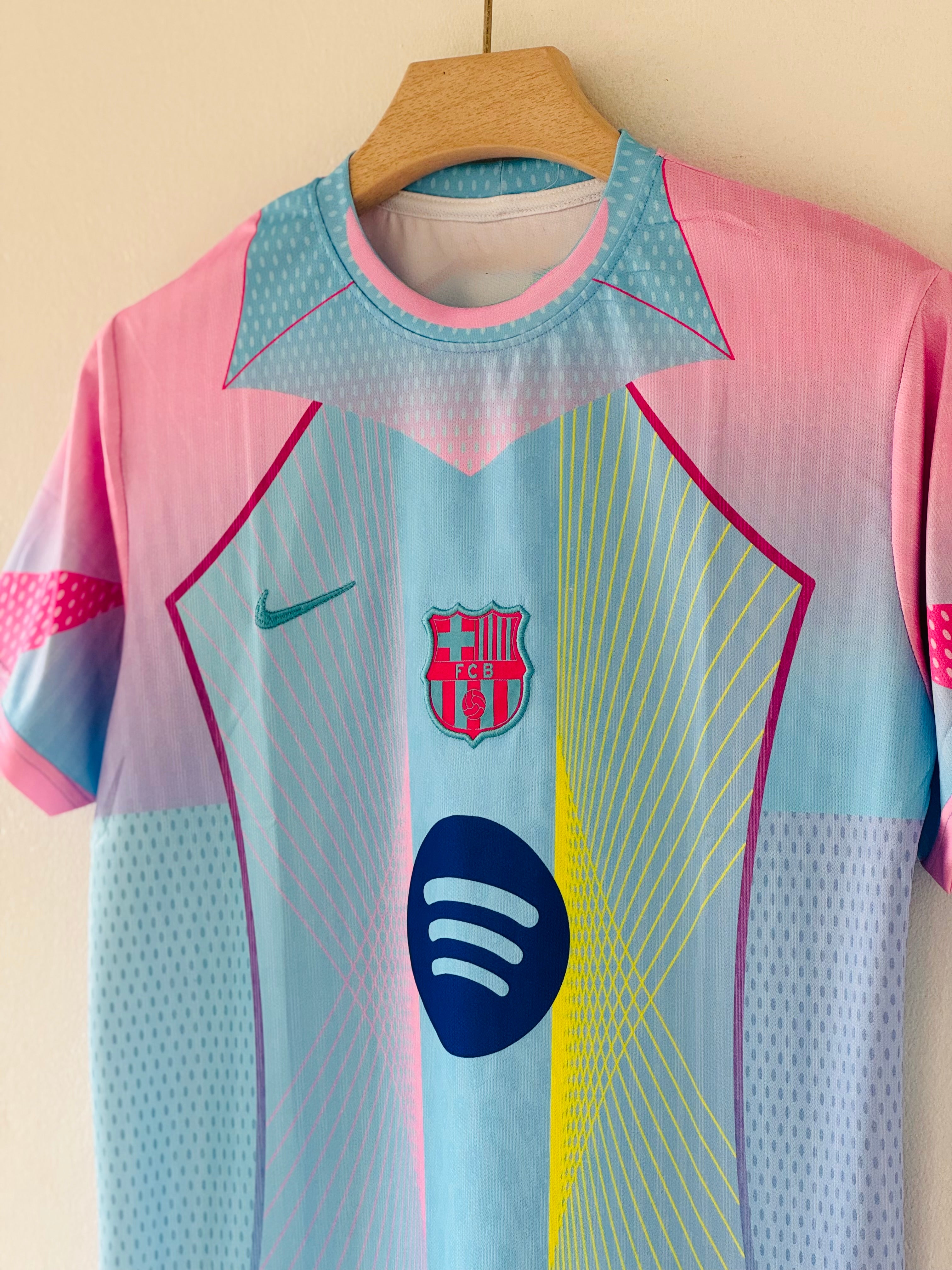 Reimagining Tradition – 2025–26 Barcelona Special Edition Jersey in Pink & Blue