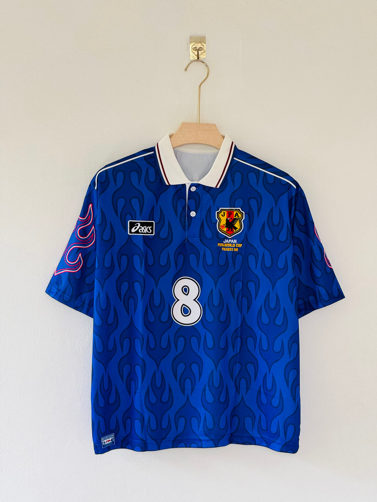 Japan 1998 World Cup Home Jersey – ASICS Five-Sleeve Edition